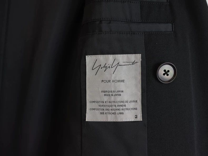 Yohji Yamamoto Yohji Yamamoto 08 AW-plaid double-breasted coat 2506-Nextar Size US M / EU 48-50 / 2 - 7 Thumbnail