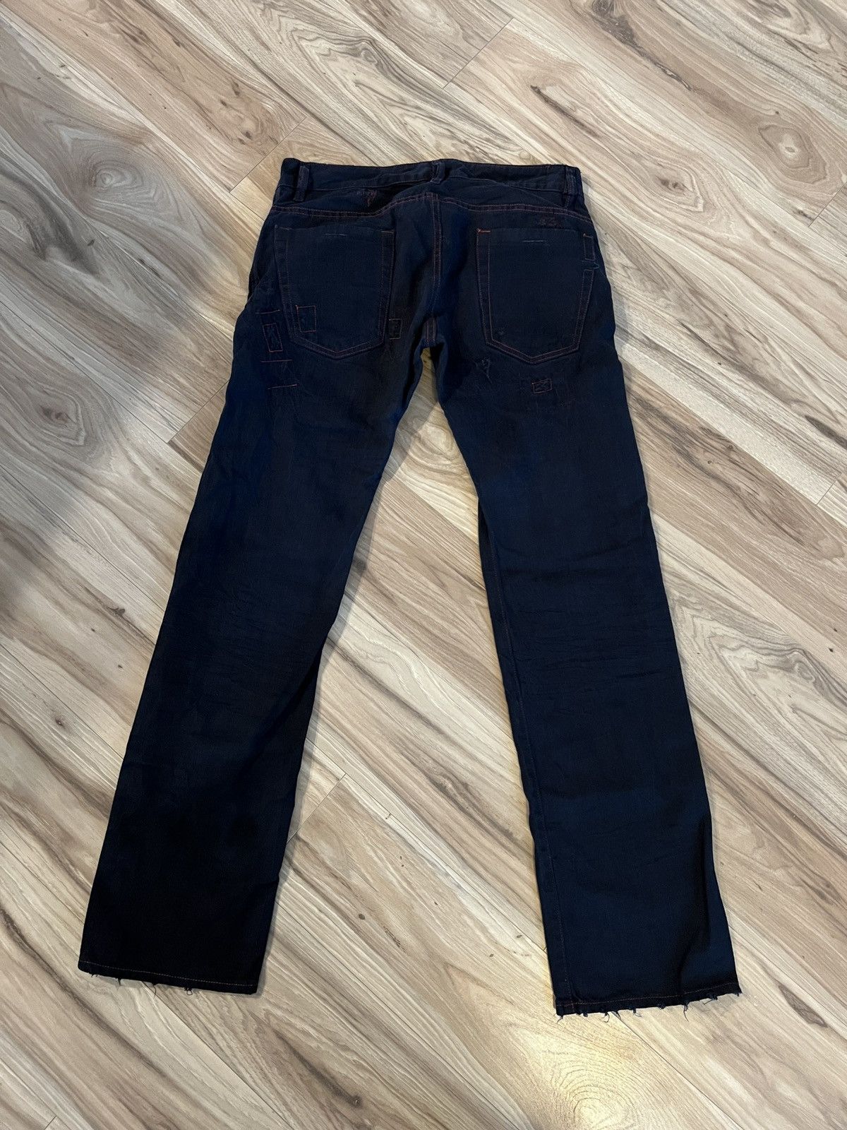 Diesel Diesel Denim Gallery Denim Jeans 132/300 Dyed Black Size US 31 - 11 Thumbnail