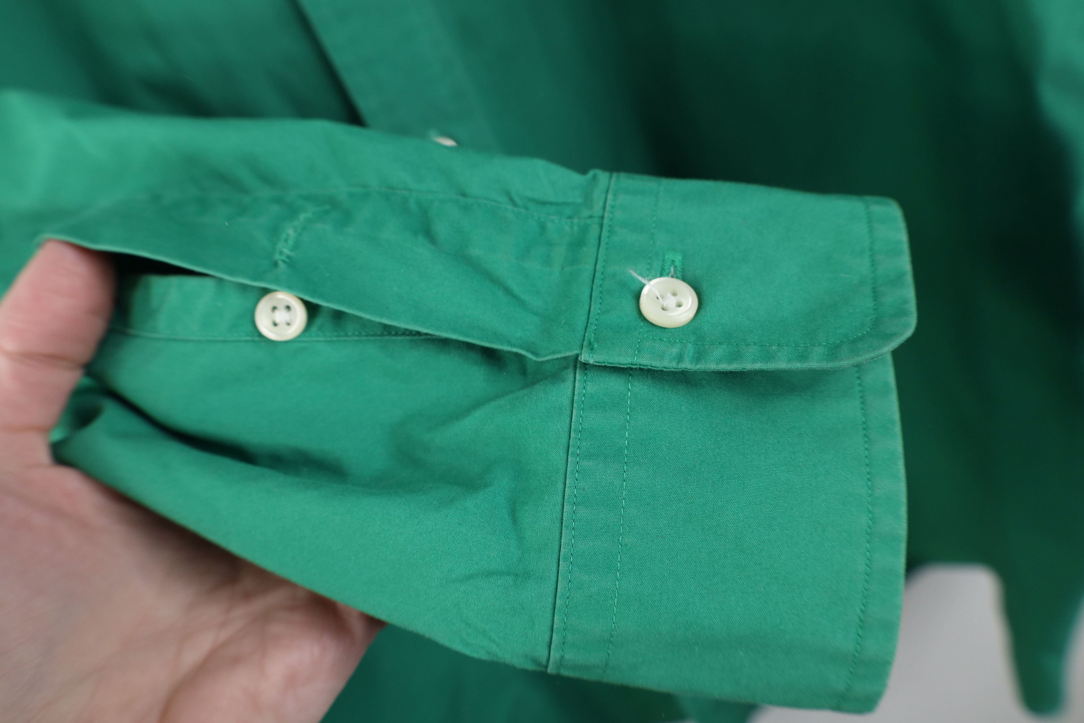 Ralph Lauren Vintage 90s Ralph Lauren Crest Collared Button Down Shirt Size US XL / EU 56 / 4 - 8 Thumbnail