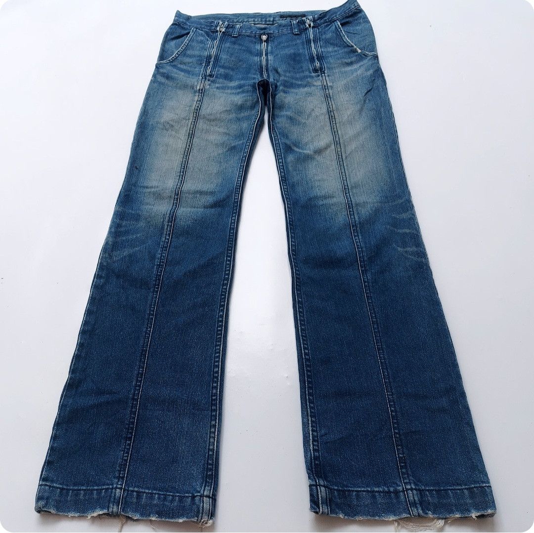 The Viridi-anne × Vintage The Viridi Anne Triple Zipper Denim Pants Size US 33 - 3 Thumbnail