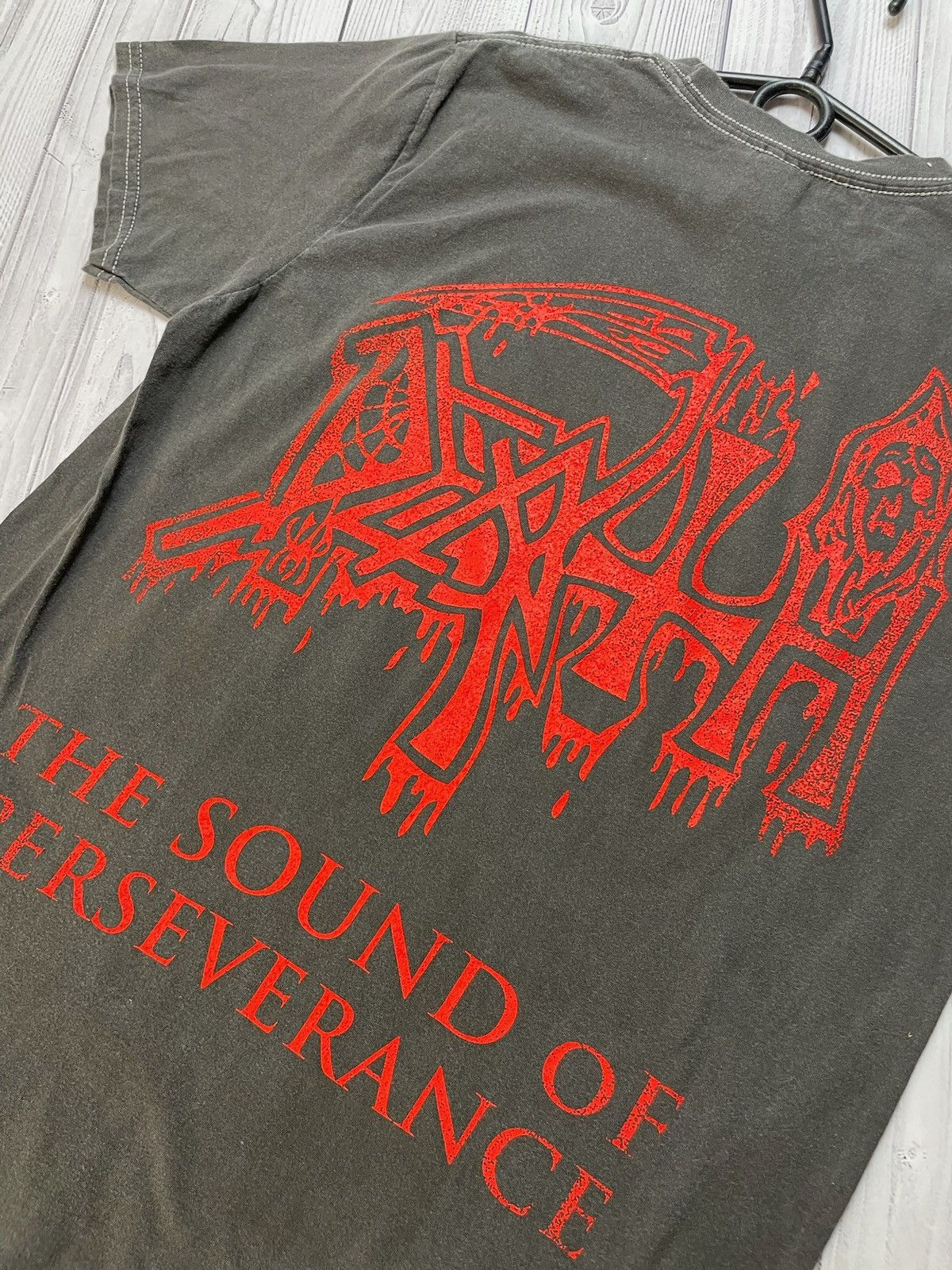 Band Tees Vintage Death Leprosy rock tee big logo Y2K Band tee Metal M Size US M / EU 48-50 / 2 - 6 Thumbnail