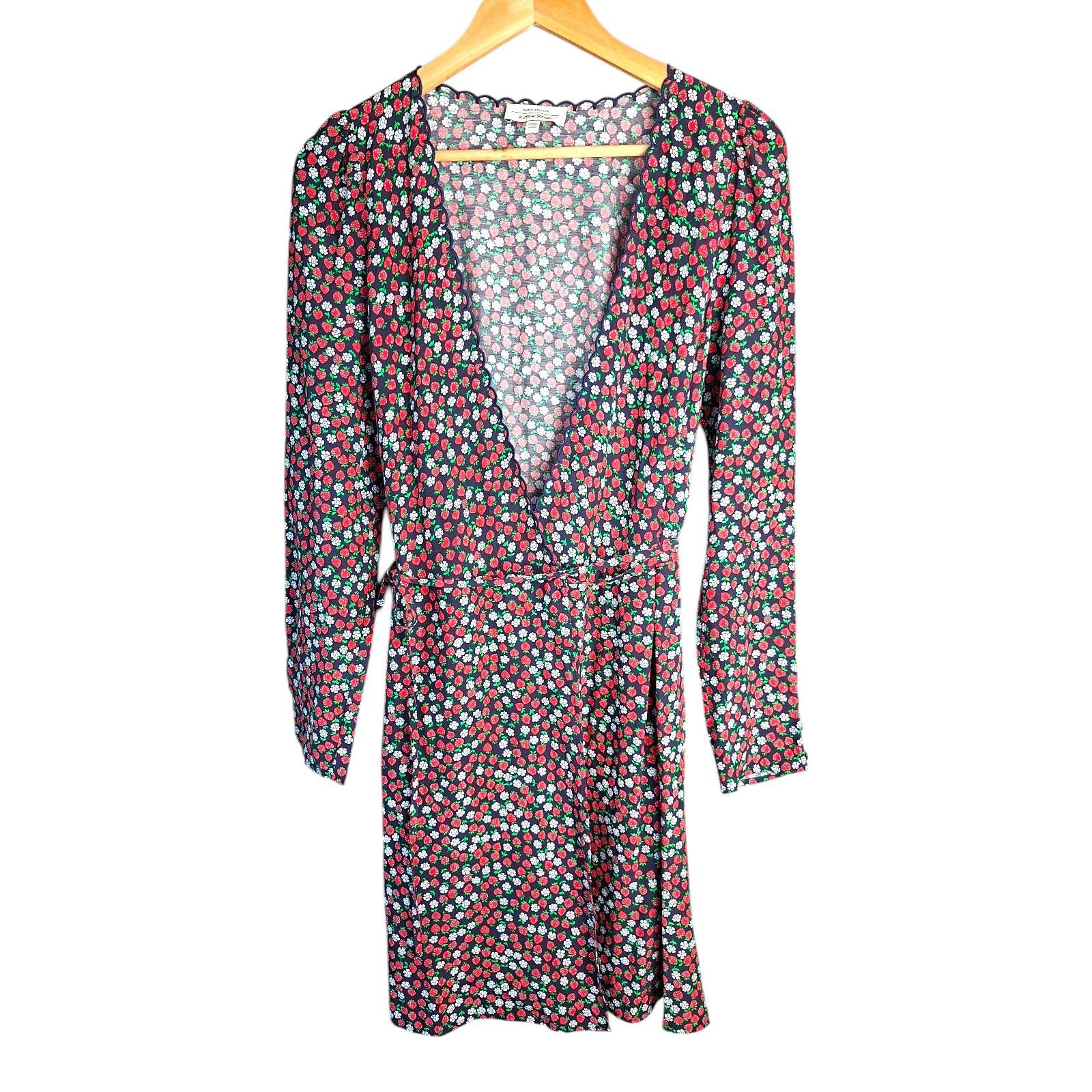 & Other Stories &Other Stories Paris Atelier Strawberry Wrap Mini Dress Size S / US 4 / IT 40 - 1 Thumbnail