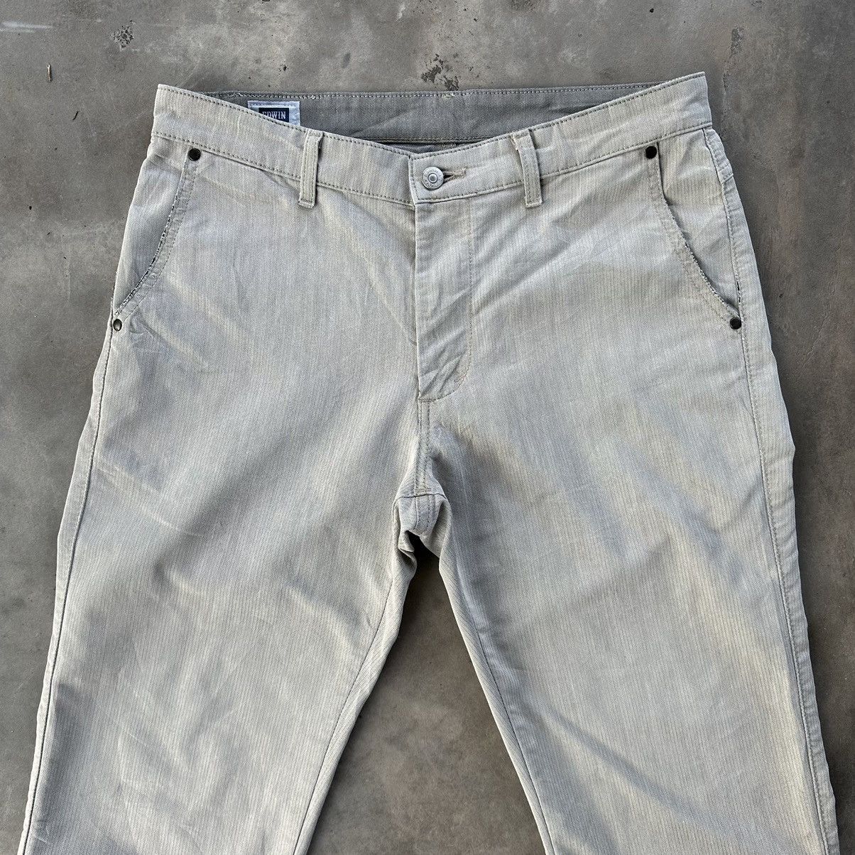 Edwin × Japanese Brand × Vintage Vintage Edwin Japan Herringbone Style Casual Trousers Pants Size US 32 / EU 48 - 2 Thumbnail