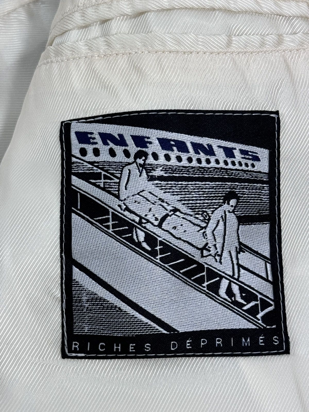 Enfants Riches Deprimes GO TO DALLAS PAINT SPLATTERED LEATHER JACKET RARE Size US XL / EU 56 / 4 - 5 Thumbnail