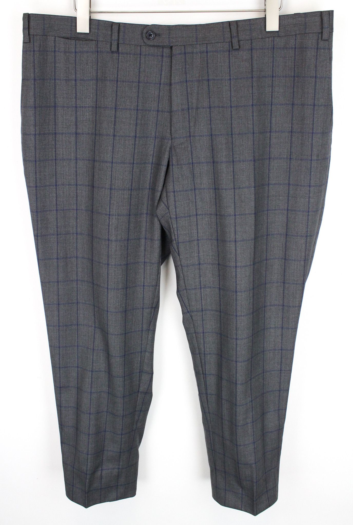 Suitsupply UK46S Grey Wool Trousers 66756 Size US 36 / EU 52 - 1 Thumbnail