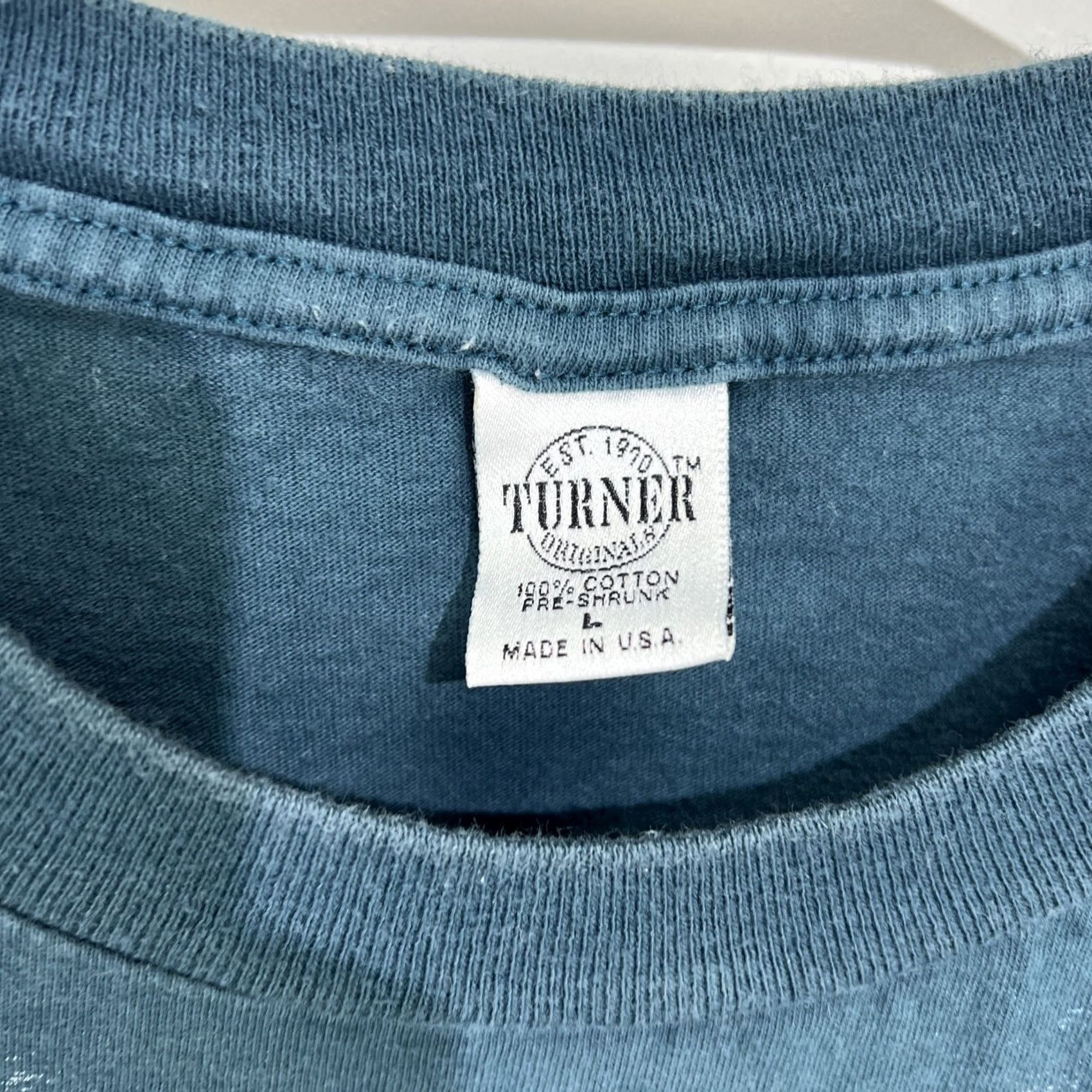Vintage VINTAGE Turner Originals T-Shirt Men Blue L Short Sleeve Crew Neck Graphic Animals AOP South America 90s Bird Outdoor USA Women? Size US L / EU 52-54 / 3 - 2 Thumbnail