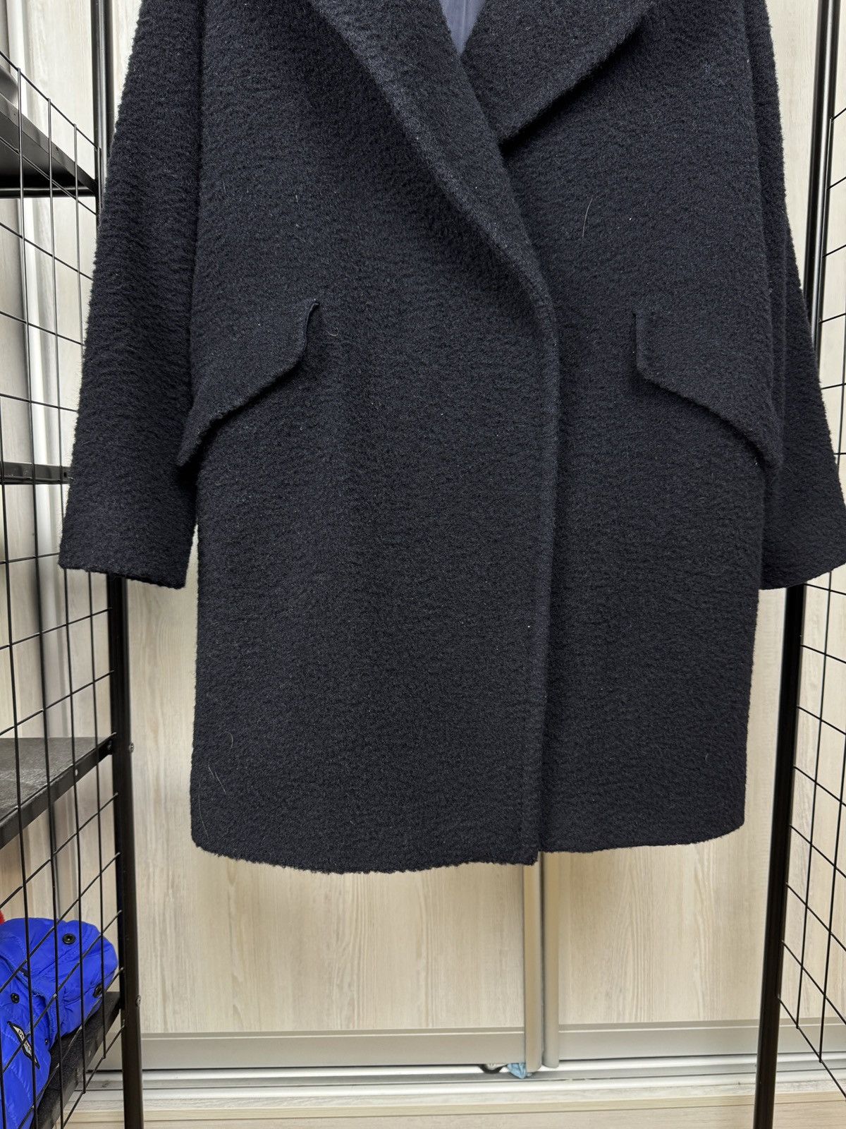 Tagliatore Tagliatore Agatha navy blue wool blend coat Size L / US 10 / IT 46 - 4 Thumbnail