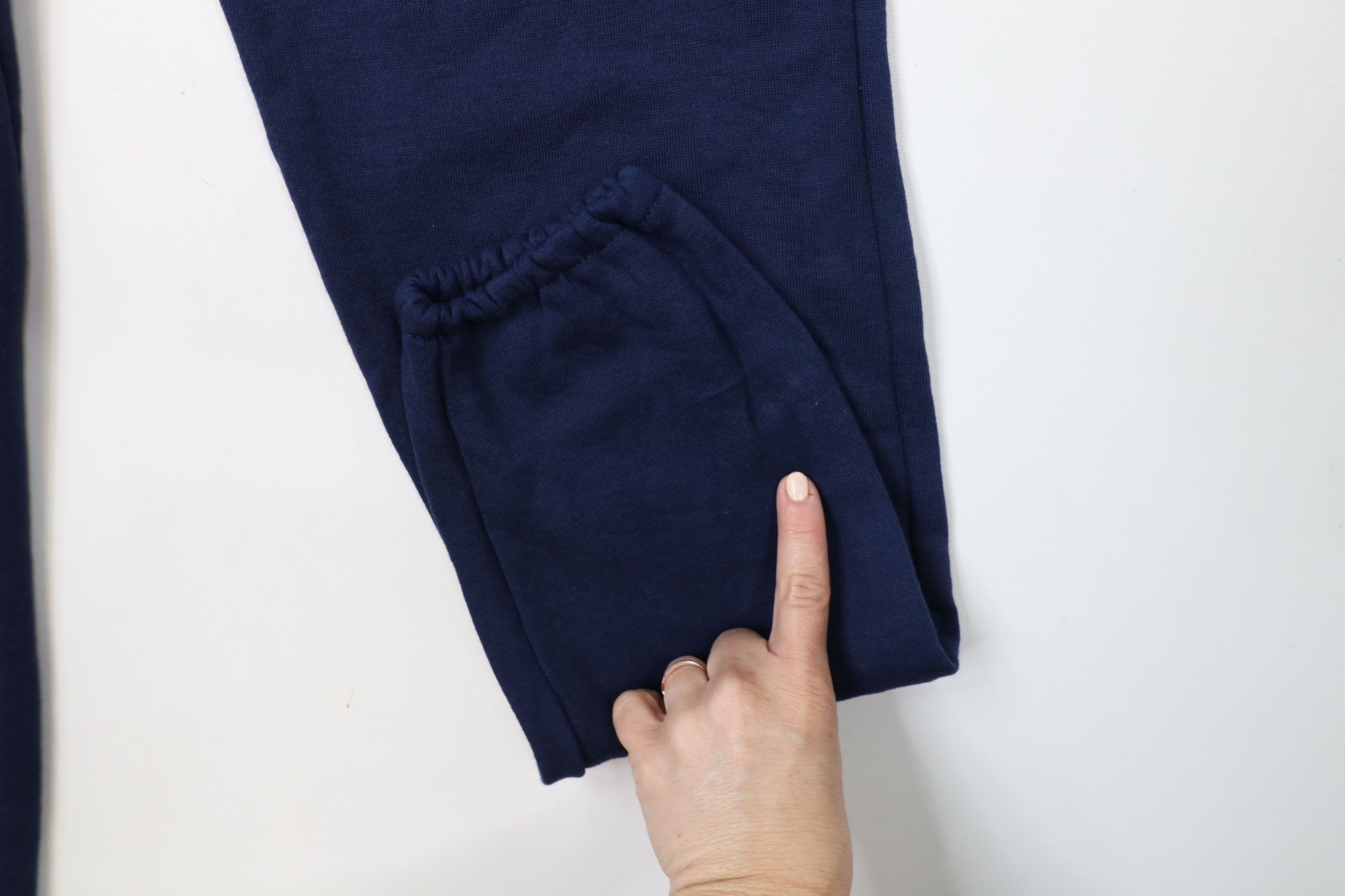 Vintage Vintage 90s Streetwear Cuffed Sweatpants Joggers Blue USA Size US 34 / EU 50 - 6 Thumbnail
