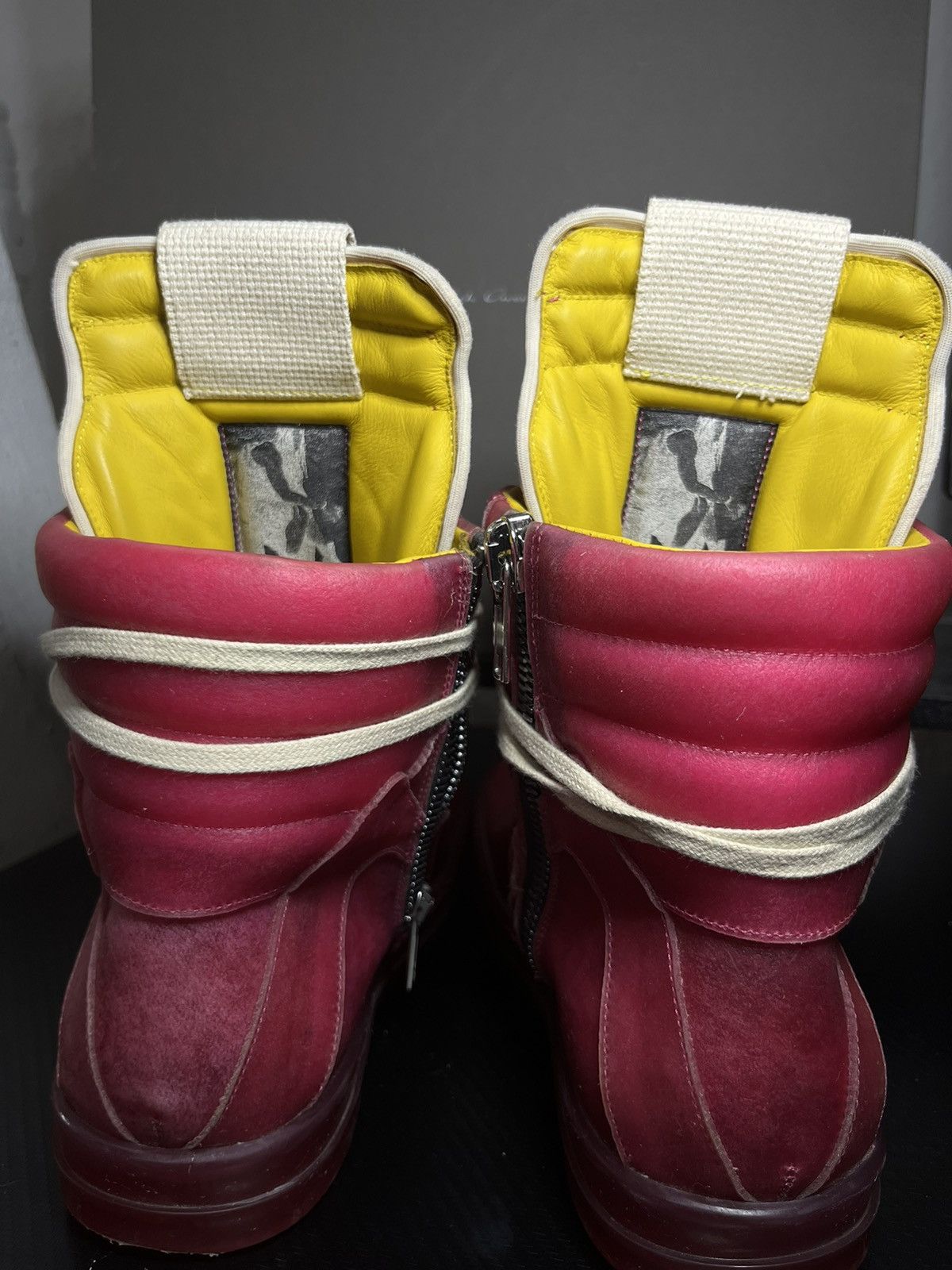 Rick Owens Rick Owens Geobasket Sneaker High Hot Pink Clear Size US 11 / IT 41 - 6 Thumbnail