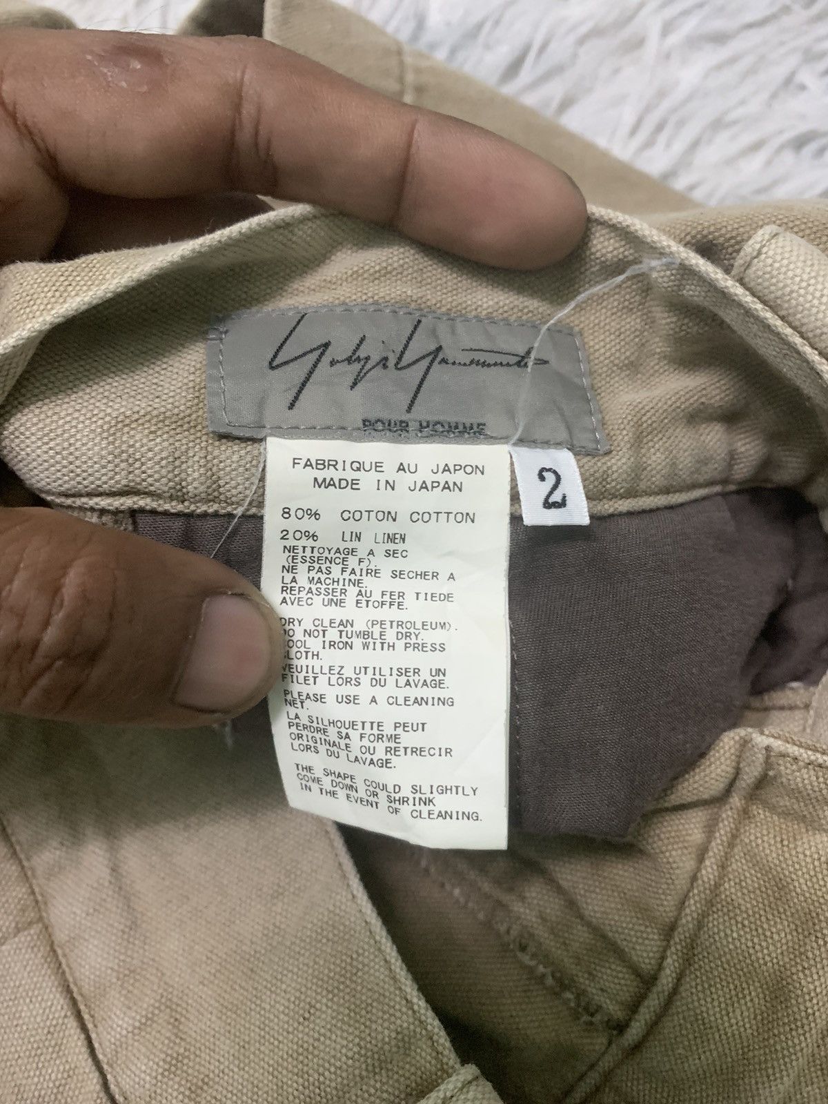 Yohji Yamamoto RARE YOHJI YAMAMOTO CARGO BAGGY PANT Size US 32 / EU 48 - 10 Thumbnail