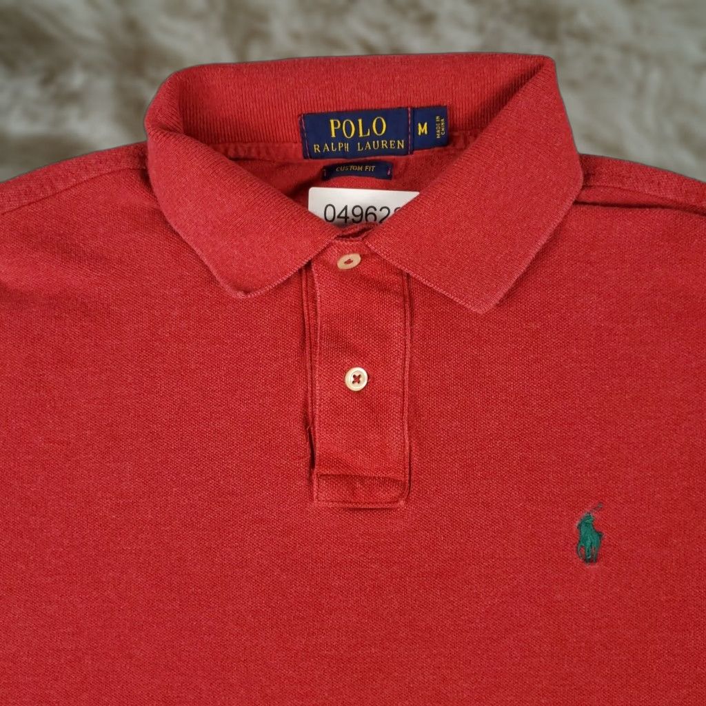 Ralph Lauren Ralph Lauren Polo Shirt Mens Medium Red Casual Short Sleeve Regular Fit Size US M / EU 48-50 / 2 - 1 Thumbnail
