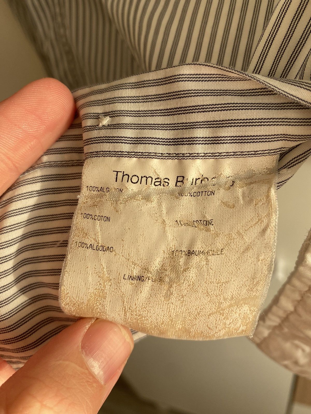 Burberry Thomas Burberry Button Up Shirts Size US M / EU 48-50 / 2 - 5 Thumbnail