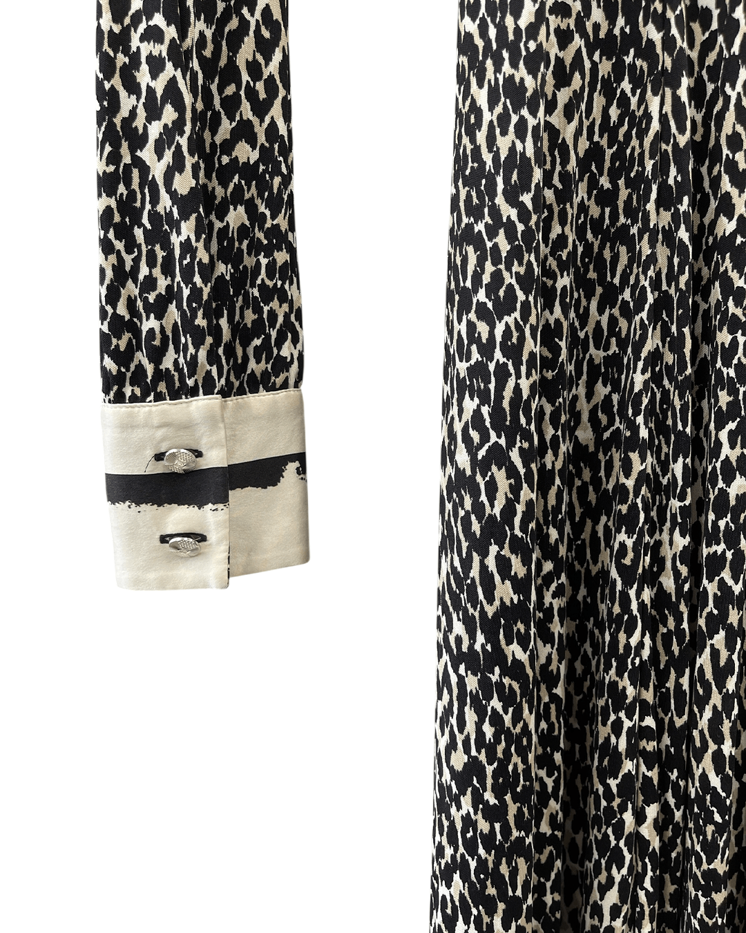 Roberto Cavalli Roberto Cavalli Buckle Detail Leopard Print Dress Size S / US 4 / IT 40 - 7 Thumbnail