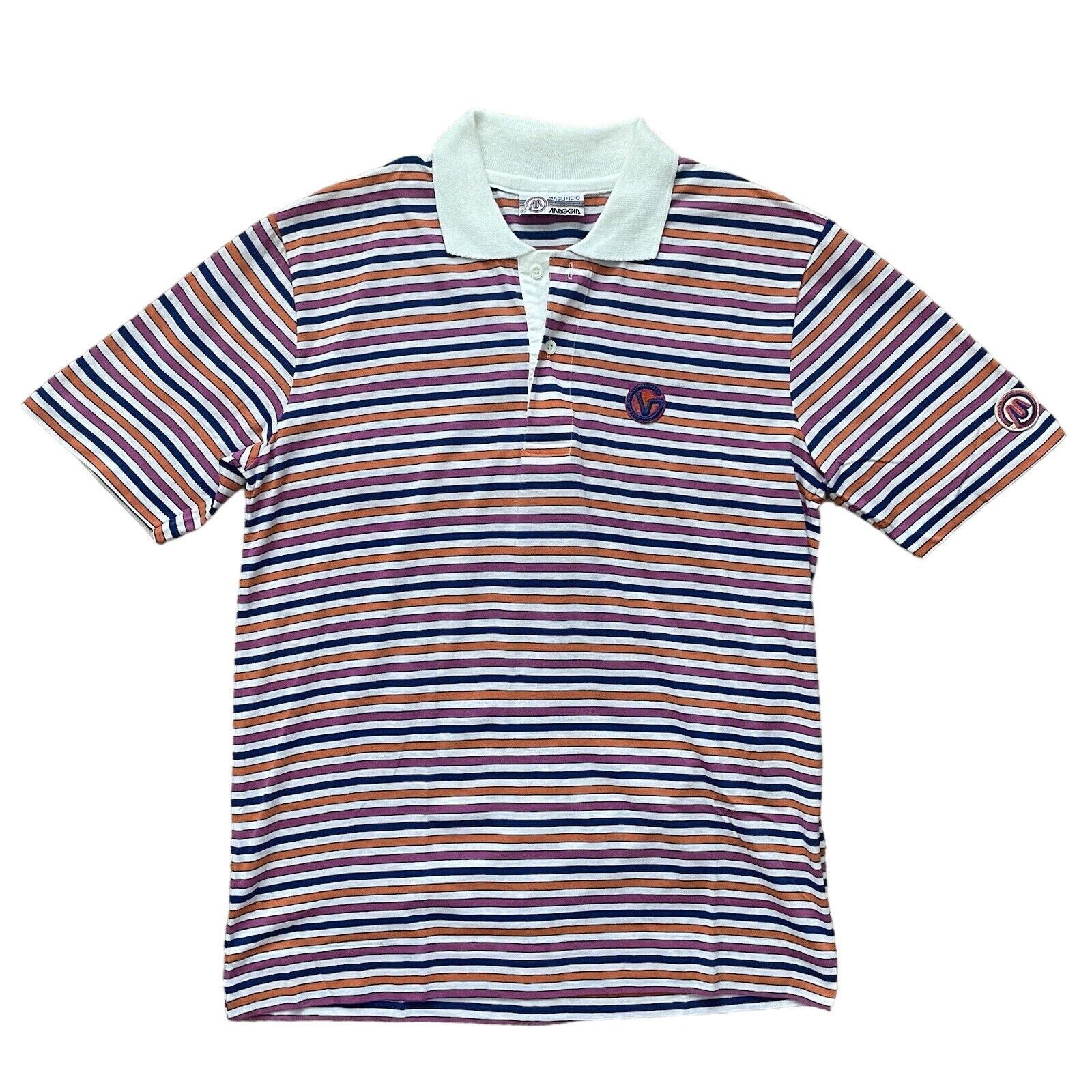 Vintage Vintage Maglificio Polo Shirt Maggia Vitas Gerulaitis Size US M / EU 48-50 / 2 - 1 Thumbnail
