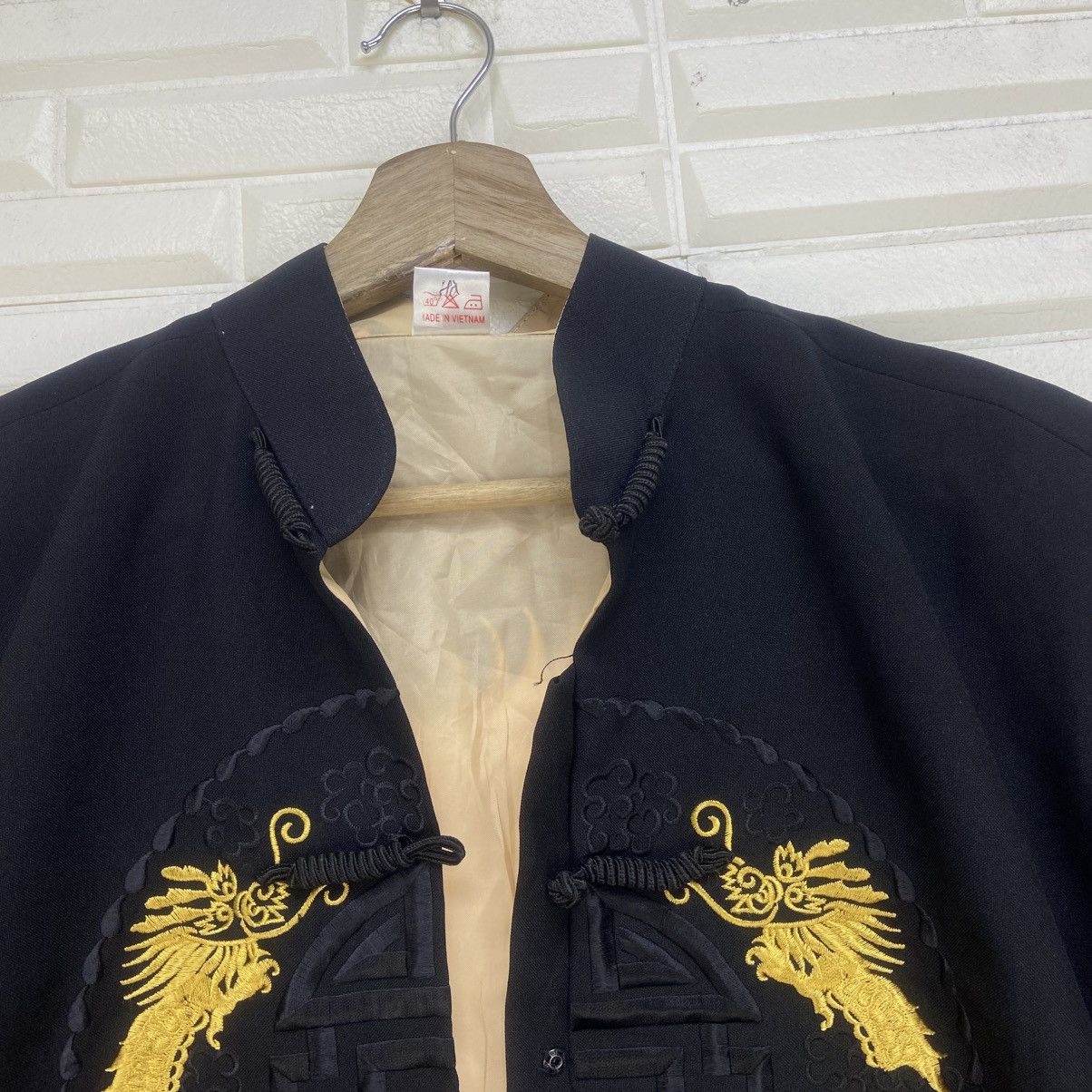 Japanese Brand 100% Silk Japanese Traditional Wear Gold Dragon Embroidered Size US M / EU 48-50 / 2 - 14 Thumbnail