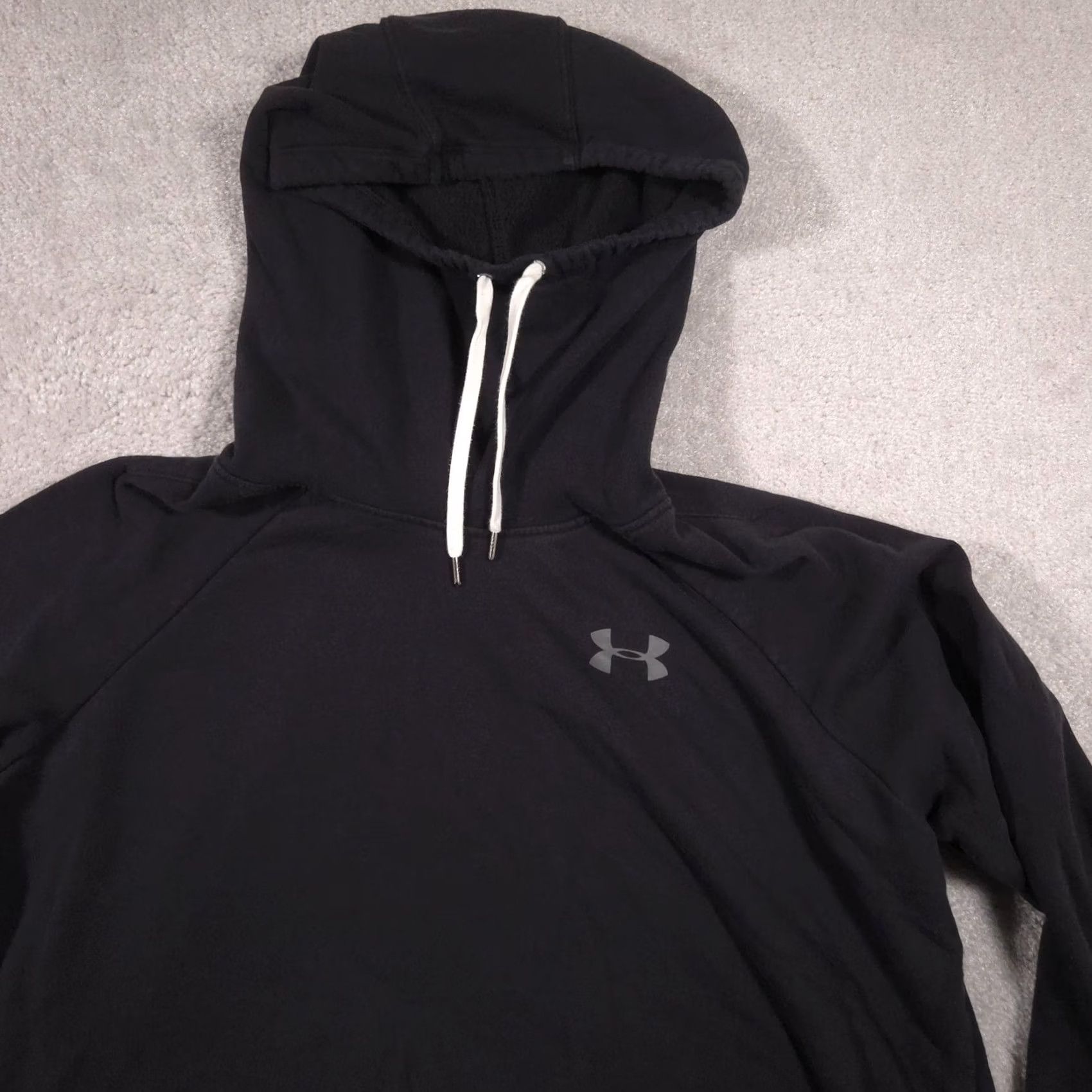 Under Armour Under Armour Hoodie Womens 2XL Black Pullover Sweatshirt Fleece Logo Athletic Hoodie Sweatshirt Size XXL / US 16-18 / IT 52-54 - 3 Thumbnail