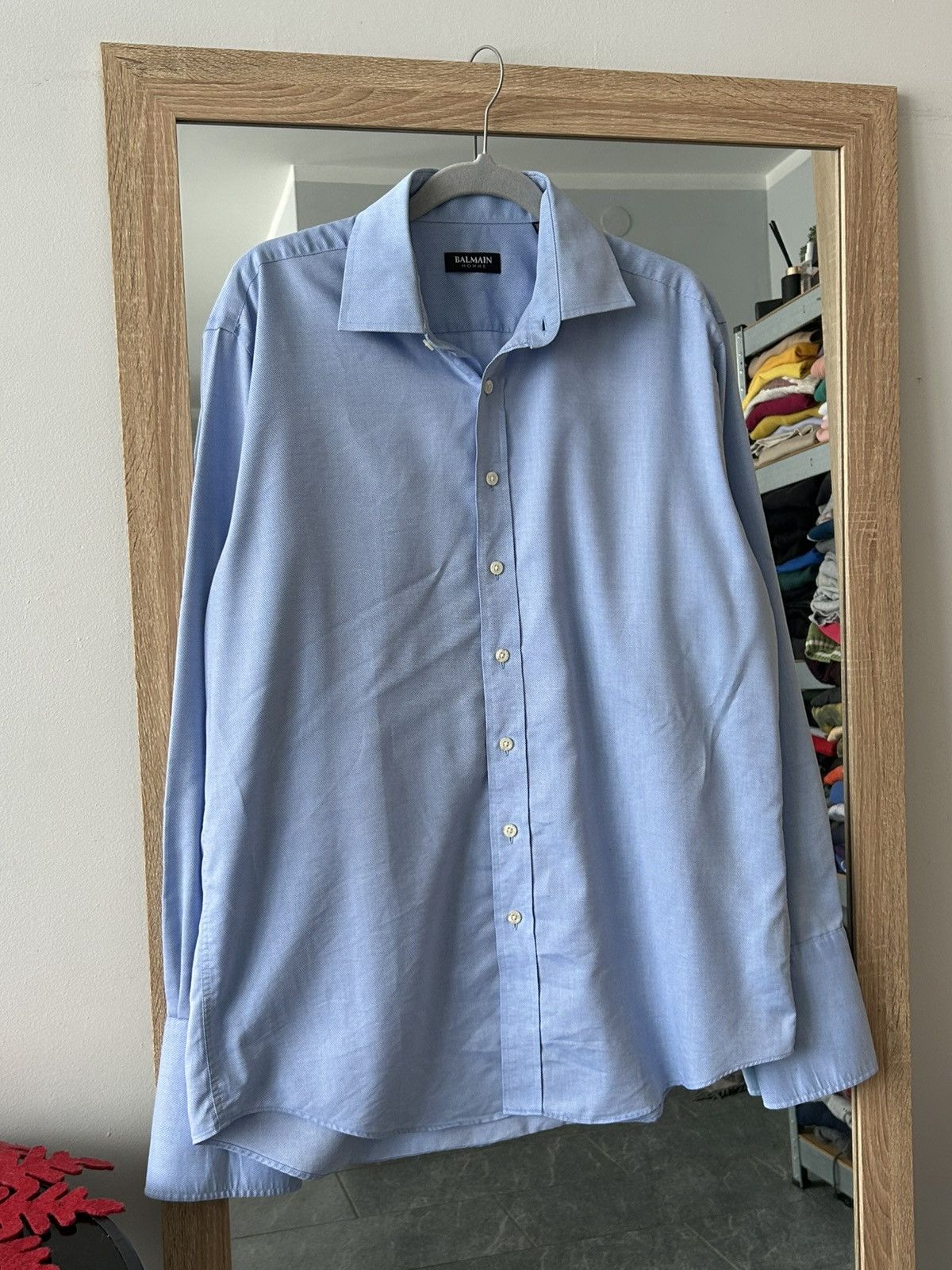 Balmain Vintage shirt Balmain homme blue large Size US M / EU 48-50 / 2 - 3 Thumbnail
