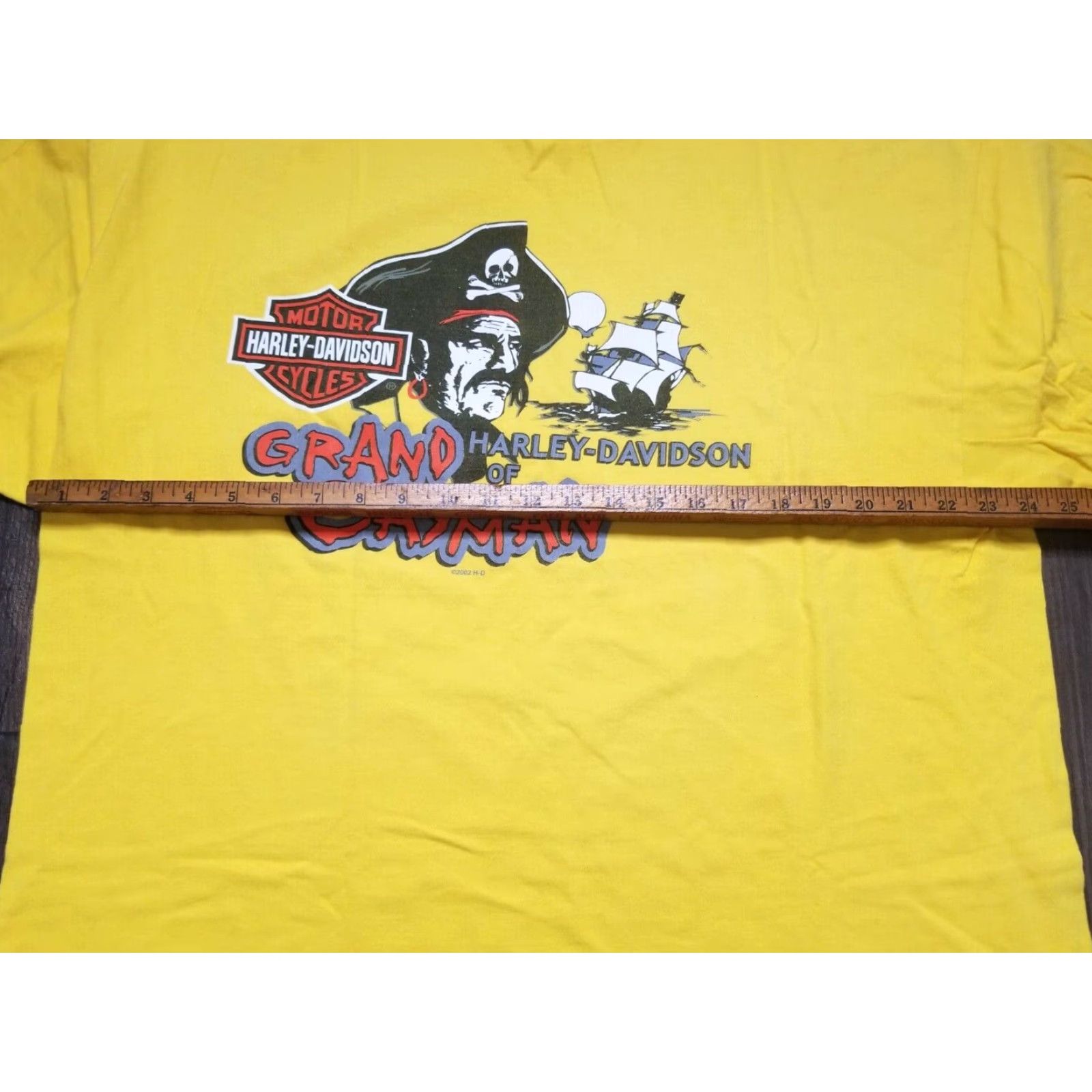 Harley Davidson VINTAGE Harley Davidson T-Shirt Men 2XL Cotton Crew Neck Graphic Tee Cayman Islands Pirate Style Size US XXL / EU 58 / 5 - 3 Thumbnail