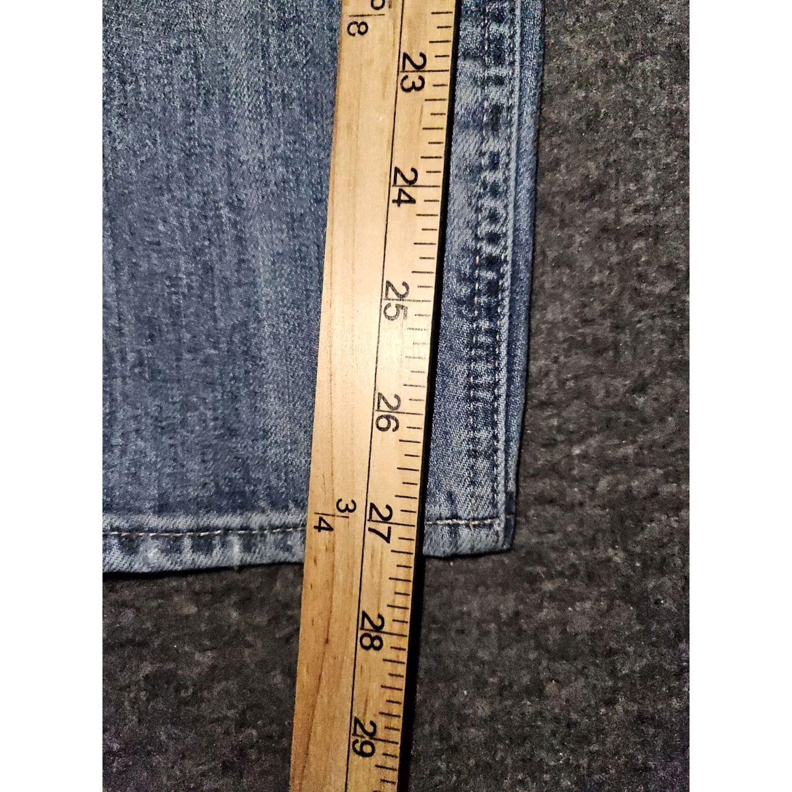 Lucky Brand Lucky Brand Bridgette Skinny Jeans Women's 4 Regular High Rise Blue Embroidered Denim Jeans 90s City Preppy Girls/Womens Size 27" / US 4 / IT 40 - 6 Thumbnail