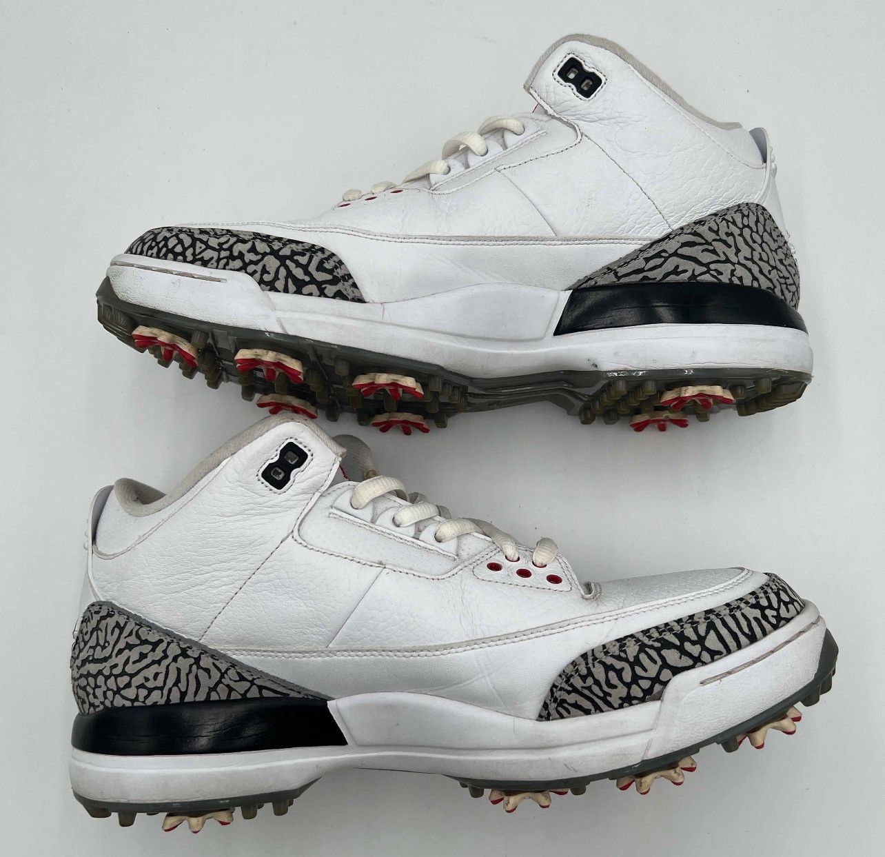 Jordan Brand × Nike Jordan 3 White Cement OG Golf Sneakers 2017 Size 12 Size US 12 / EU 45 - 3 Thumbnail