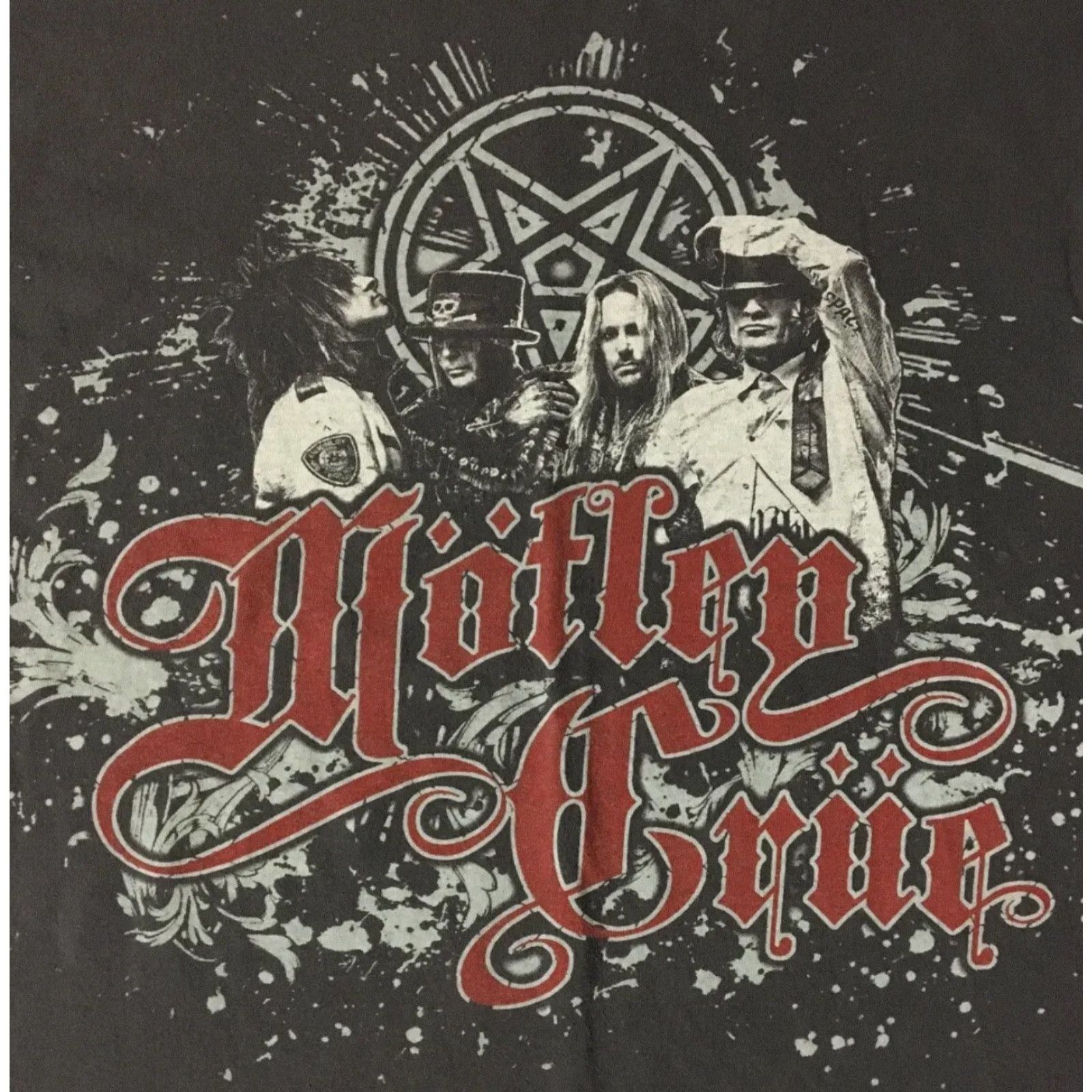 Vintage Motley Crue 2011 Tour Shirt S Concert T-Shirt Men Gray Rock Band Music Vintage Biker Size US S / EU 44-46 / 1 - 3 Thumbnail