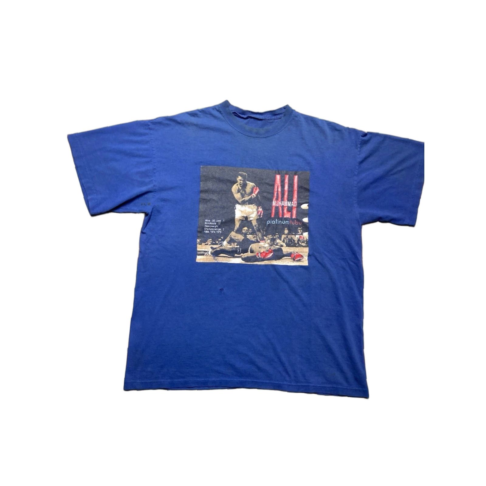 Fubu VINTAGE FUBU Muhammad Ali graphic T-Shirt Boxing Champion Y2K Round 1 XL Men Blue Shirt Size US XL / EU 56 / 4 - 1 Thumbnail
