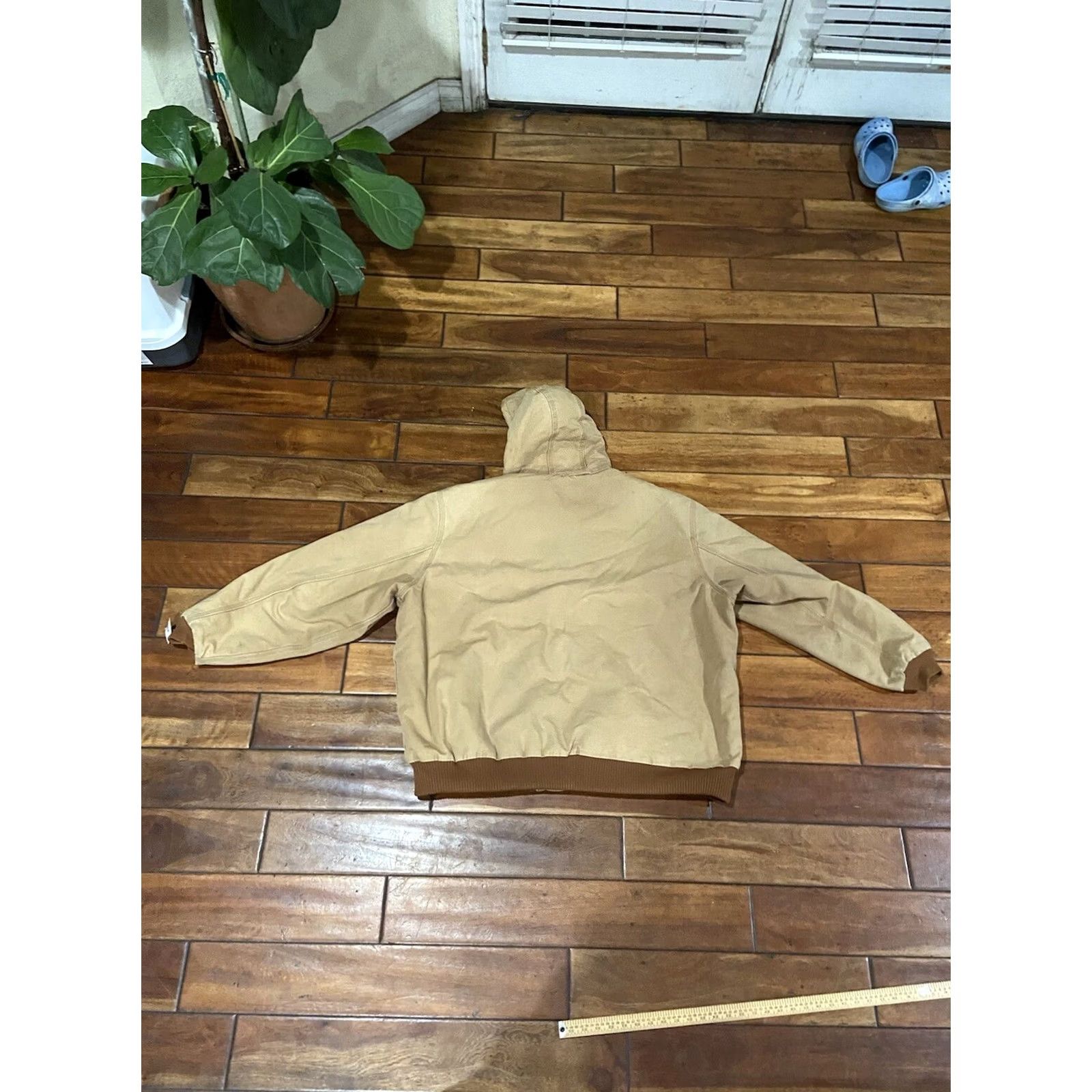 Carhartt VINTAGE Carhartt Jacket Mens XL Brown Loose Fit Firm Duck Lined Quilted Heavy Workwear Size US XL / EU 56 / 4 - 3 Thumbnail