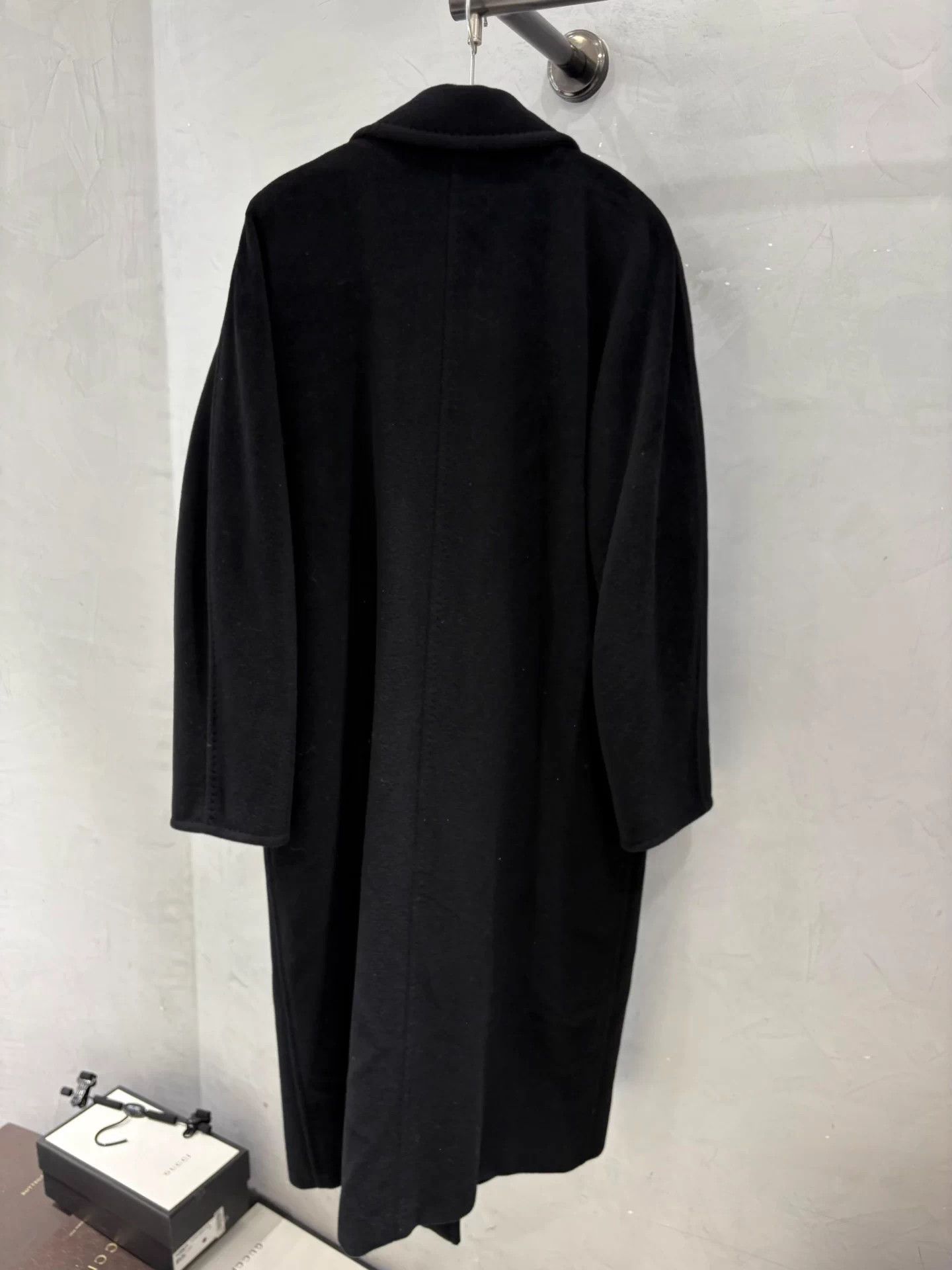 Max Mara Maxmara 101801 Black Coat 32 Vintage Unworn Size XXS / US 00 / IT 34 - 2 Thumbnail