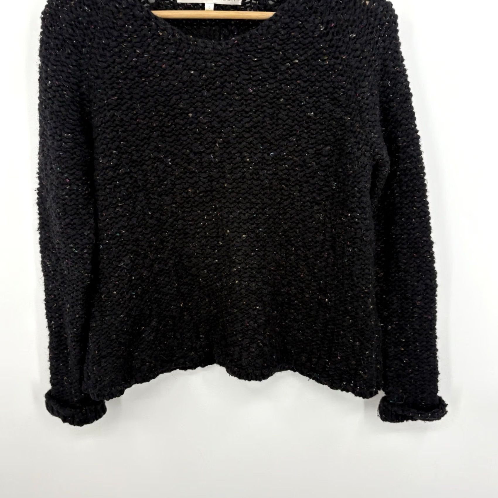Ulla Johnson VINTAGE Ulla Johnson Sweater Womens Small Crochet Speckled Whimsigoth Luxury Chunky 90s Size S / US 4 / IT 40 - 4 Thumbnail