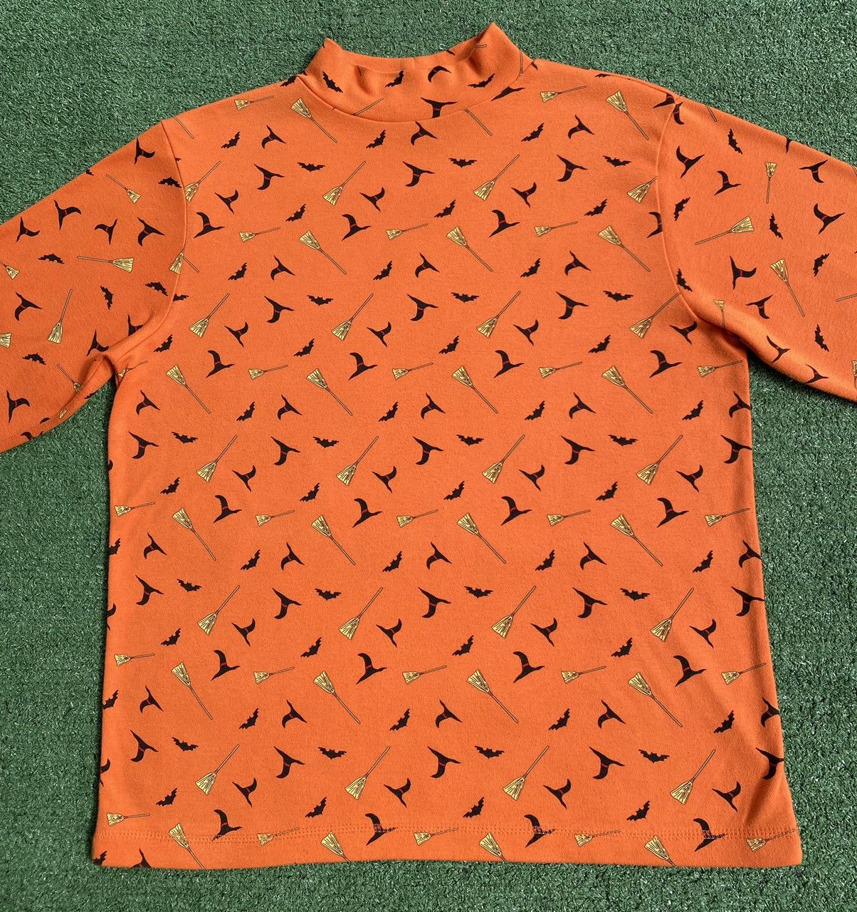 Other VTG Y2K Halloween Witch Bat Mockneck T-Shirt Medium Size M / US 6-8 / IT 42-44 - 3 Thumbnail