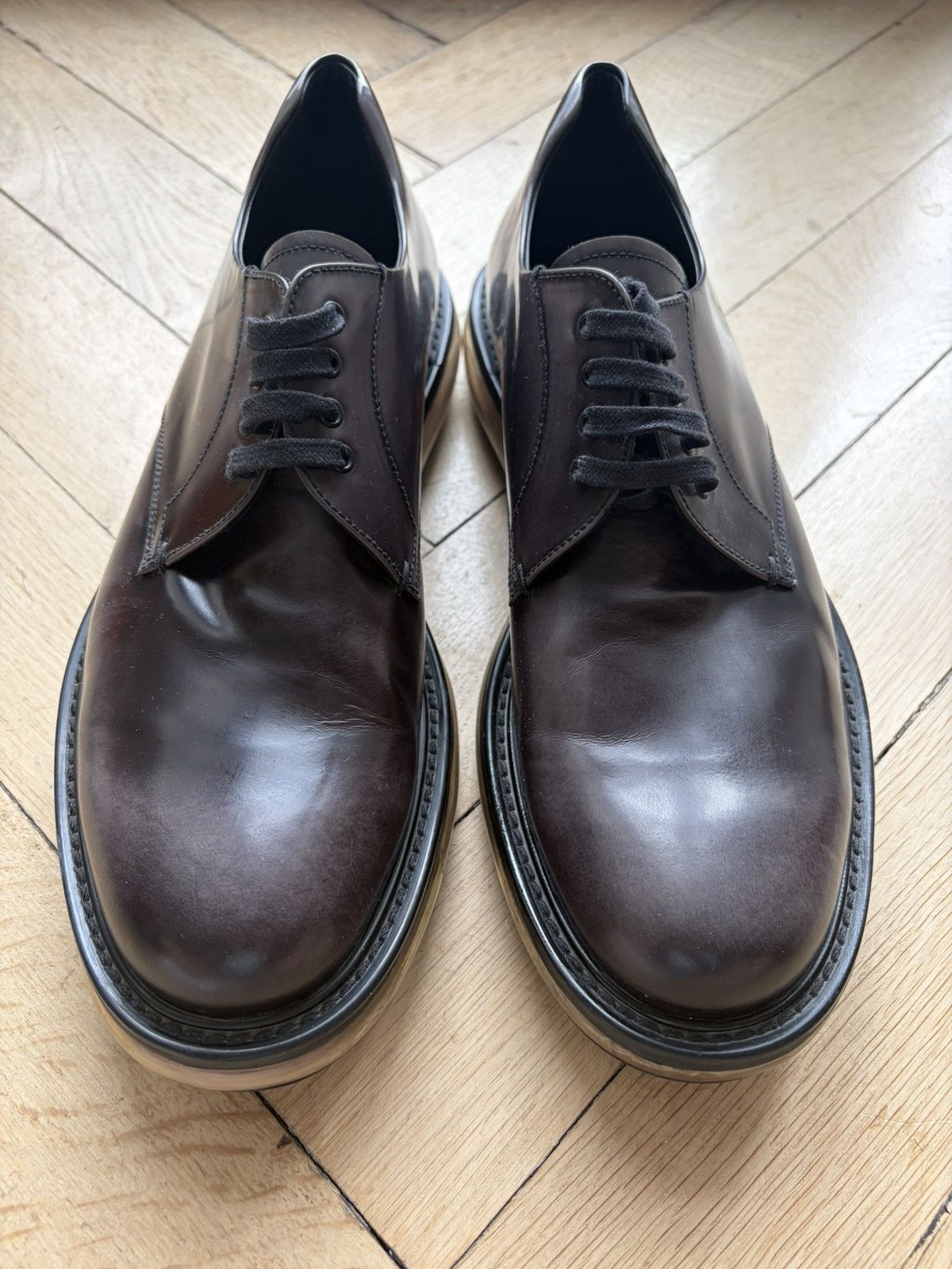 Prada Avant garde PRADA air sole derby Size US 10 / EU 43 - 3 Thumbnail