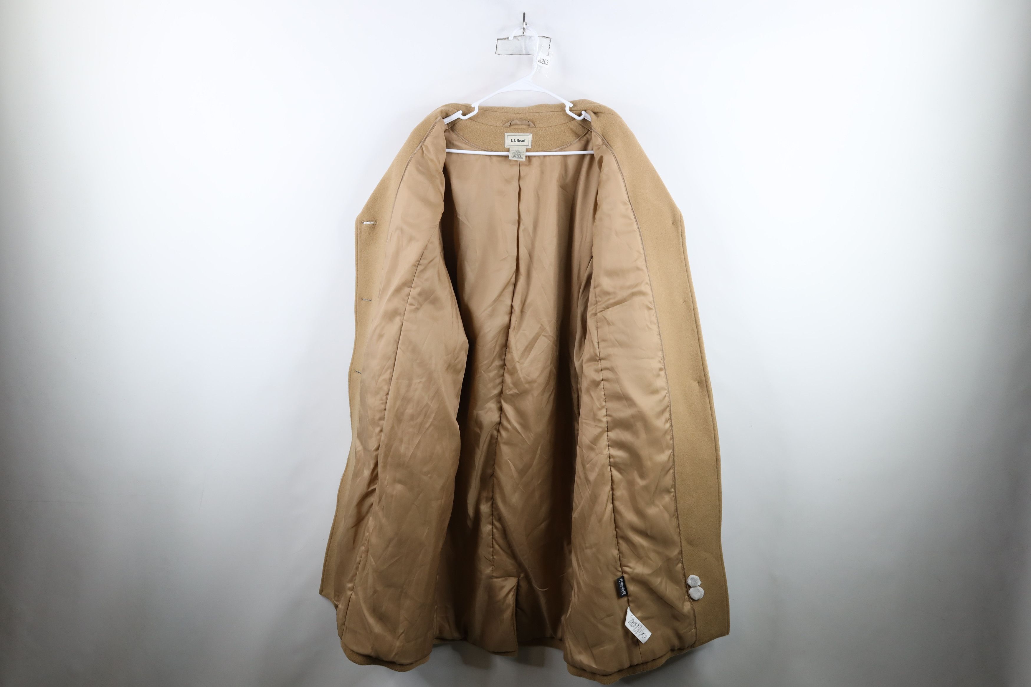 L.L. Bean × Vintage Vintage LL Bean Lambswool Full Length Overcoat Jacket Size XXL / US 16-18 / IT 52-54 - 10 Thumbnail