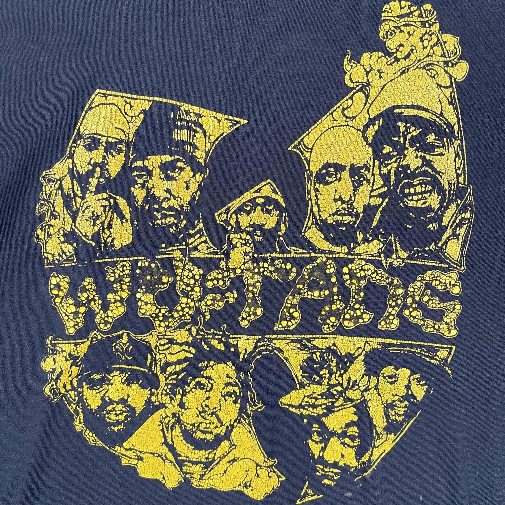 Vintage Wu-Tang Clan Ariarisport Shirt Mens Small Black Hip Hop Graphic Tee Size US S / EU 44-46 / 1 - 4 Thumbnail