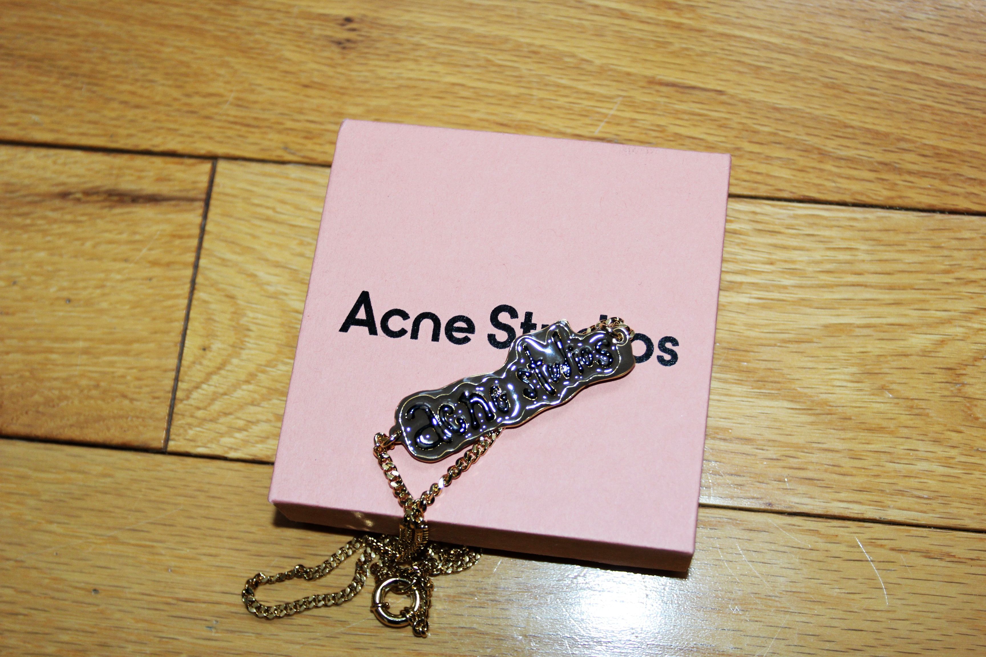 Acne Studios BNWT AW23 ACNE STUDIOS LOGO PLAQUE NECKLACE Size ONE SIZE - 3 Thumbnail