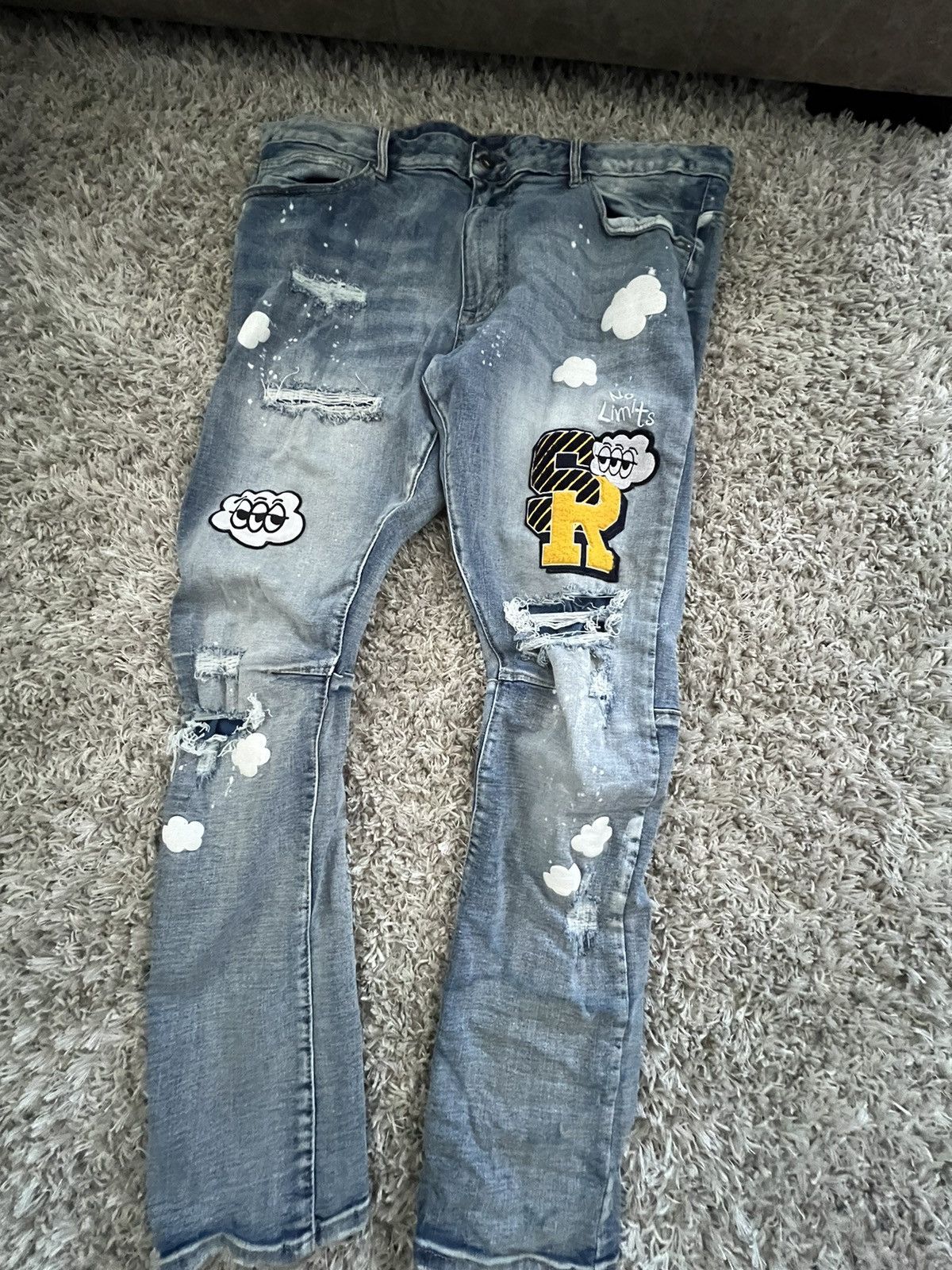 Designer × Purple No limit jeans Size US 38 / EU 54 - 1 Thumbnail