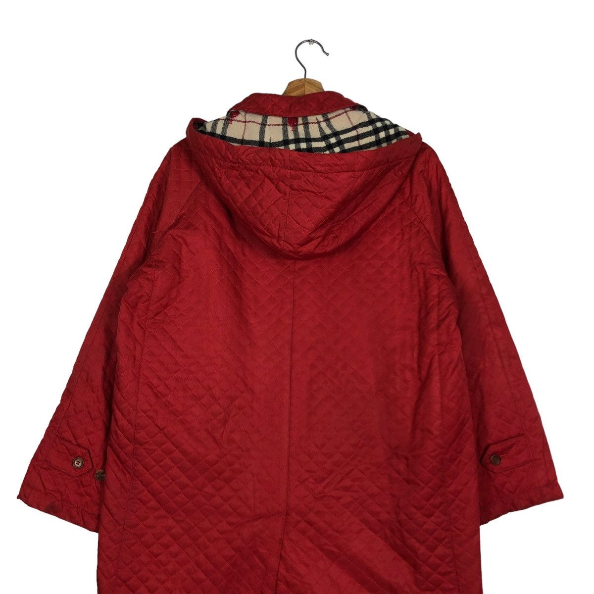 Burberry 🔥VINTAGE QUILTED BUTTON BURBERRY LONDON NOVA CHECK LINING Size US M / EU 48-50 / 2 - 10 Thumbnail