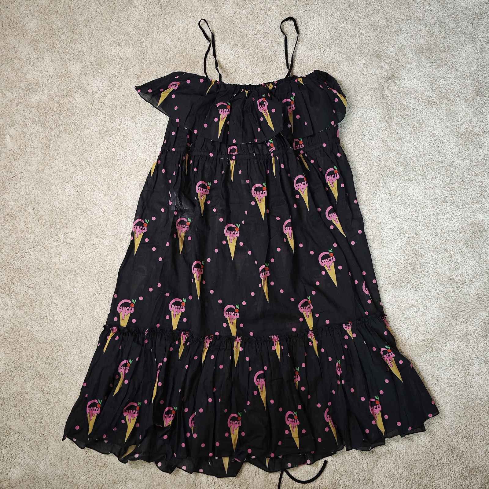 Gucci Gucci Ice Cream Print Midi Dress IT 40 Size S / US 4 / IT 40 - 1 Thumbnail