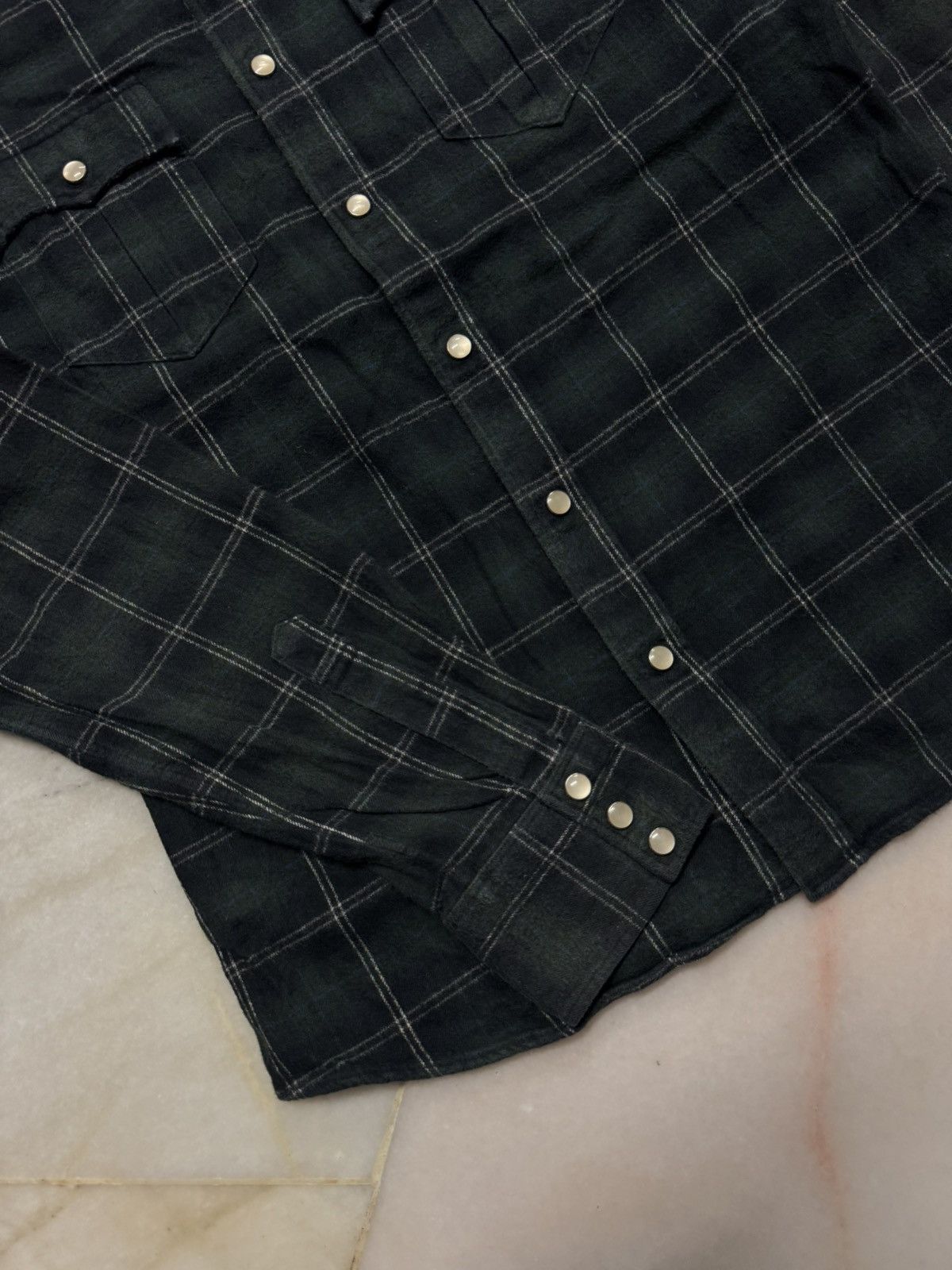 PPFM 💥PPFM WESTERN FLANNEL SHIRT L FIT S 90s STYLE Size US L / EU 52-54 / 3 - 7 Thumbnail