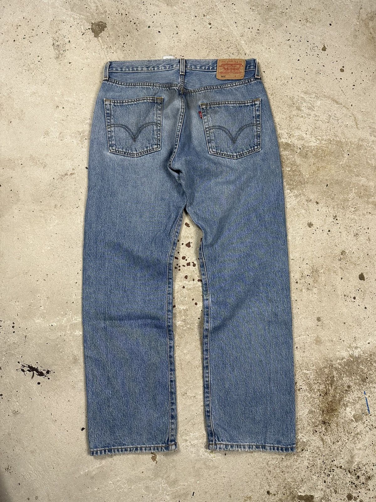 Levi's × Vintage Vintage Y2K Levi’s 501 Blue Denim Pants Jeans Size US 32 / EU 48 - 2 Thumbnail