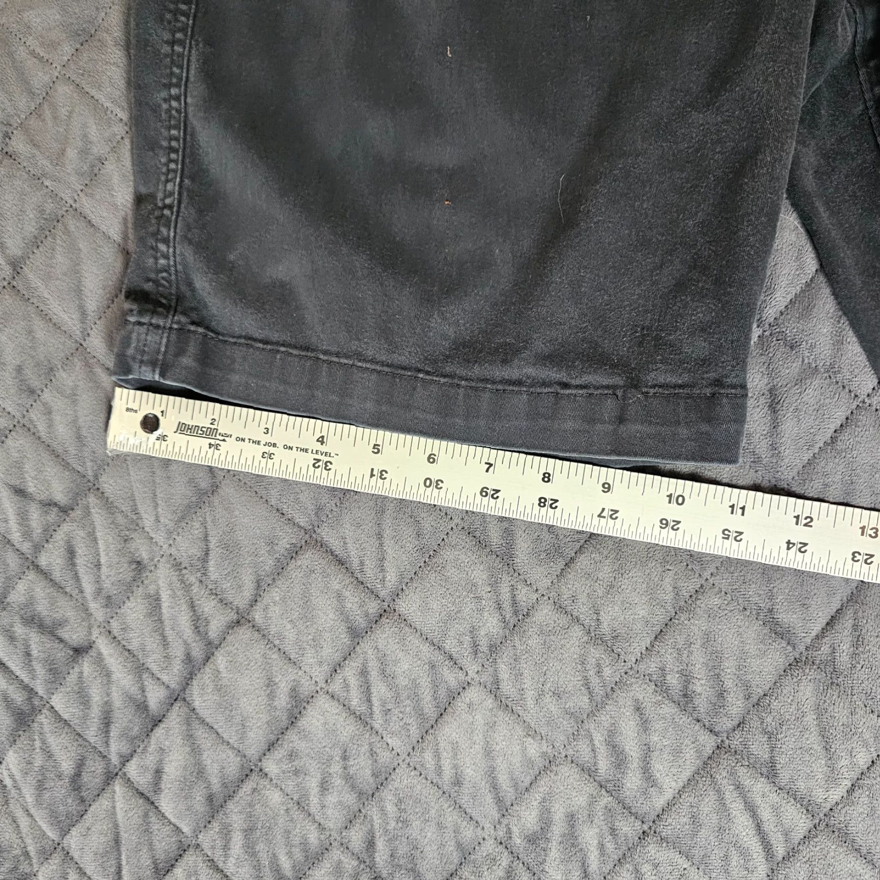 Express Express Chino Shorts Stretch+ Black 38 x 10" Inseam Classic At The Knee Casual Mens Size US 38 / EU 54 - 7 Thumbnail