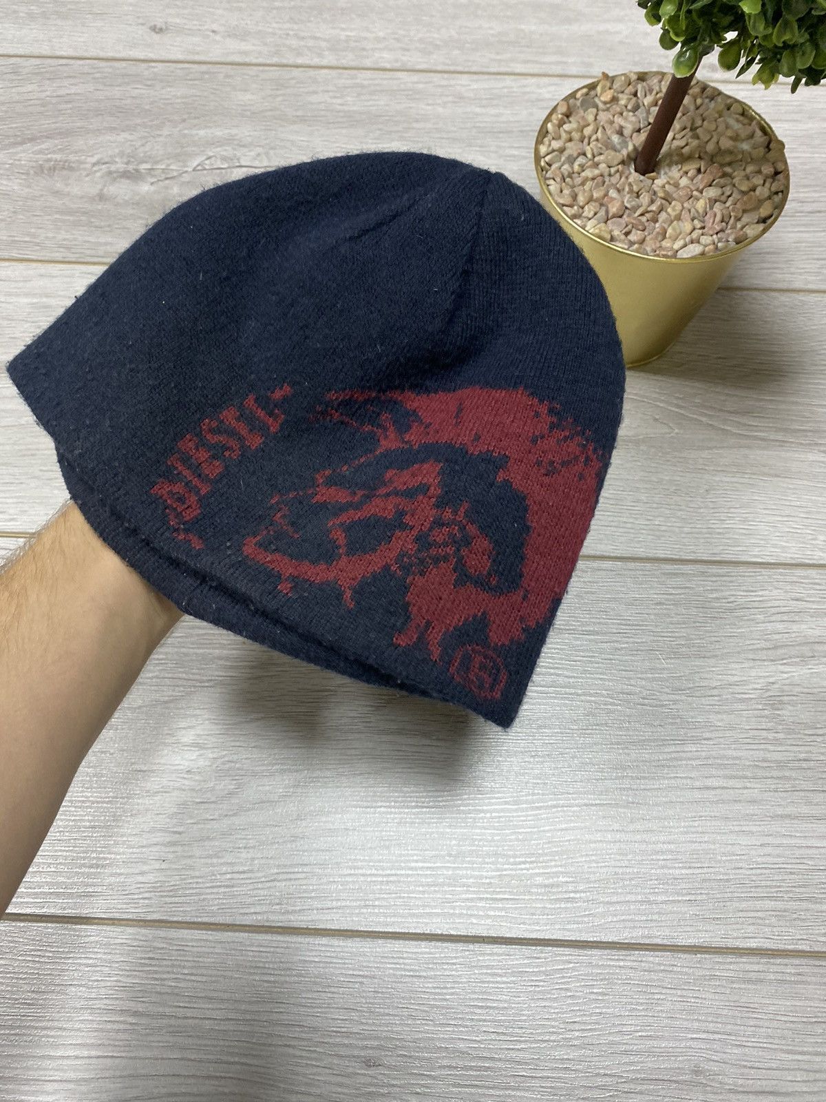 Diesel Diesel vintage big logo reversible spell out hat Size ONE SIZE - 3 Thumbnail
