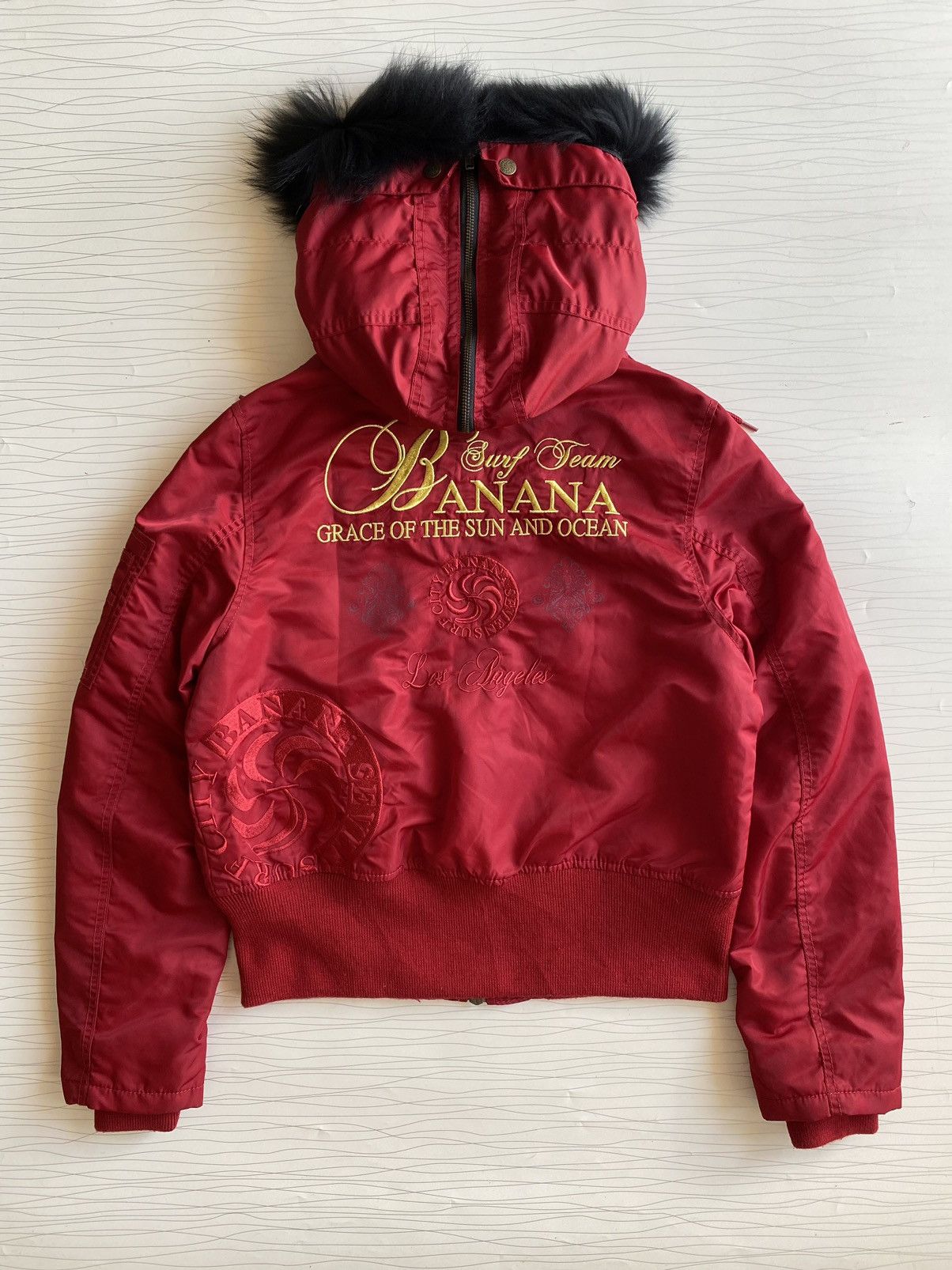 If Six Was Nine × Japanese Brand × Levi's RARE BANANA SEVEN FUR N2B BOMBER JACKET Size US XS / EU 42 / 0 - 13 Thumbnail
