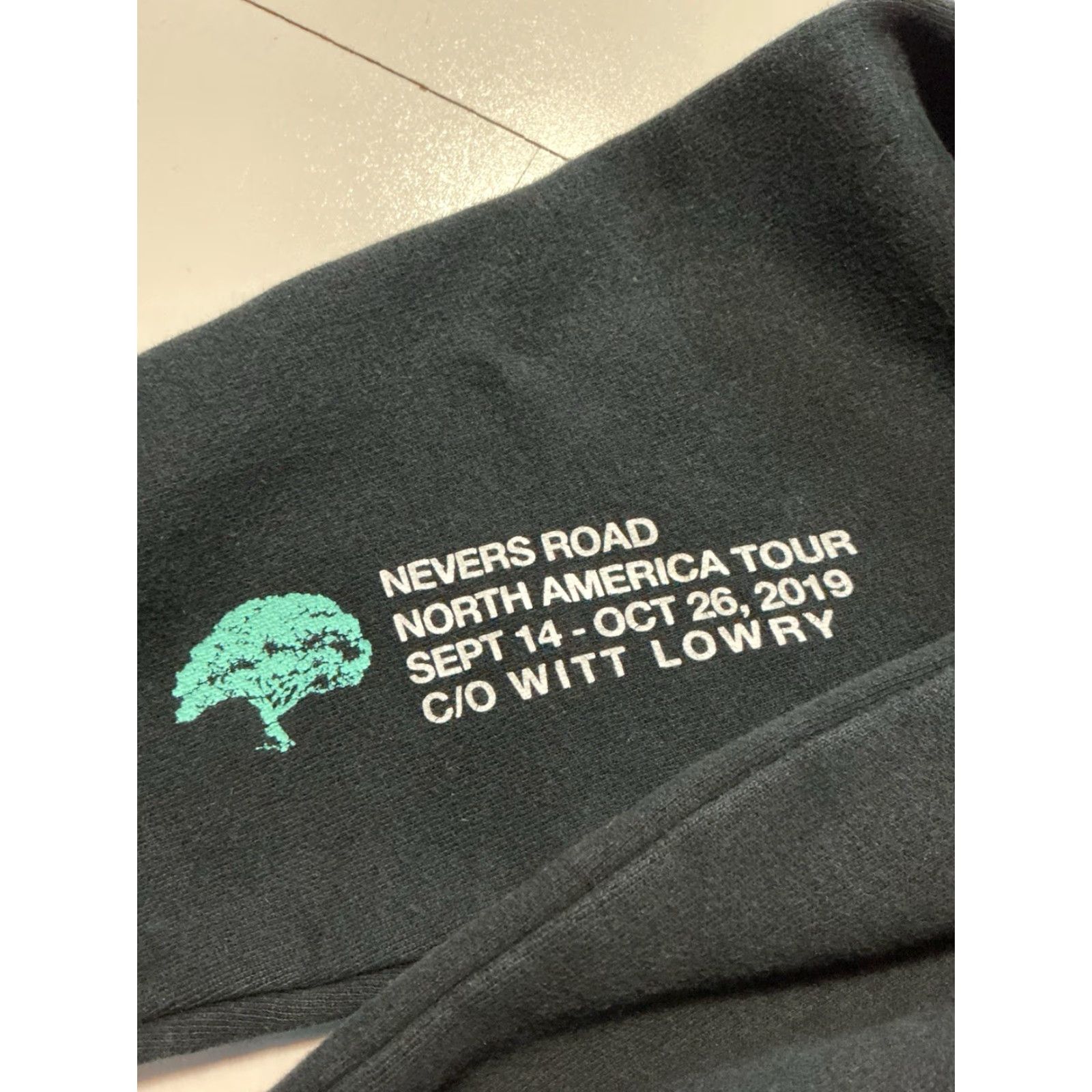 Vintage VINTAGE Witt Lowry Nevers Road Tour 2019 Concert Official Merch Black Pullover Hoodie Small Mens Size US S / EU 44-46 / 1 - 7 Thumbnail