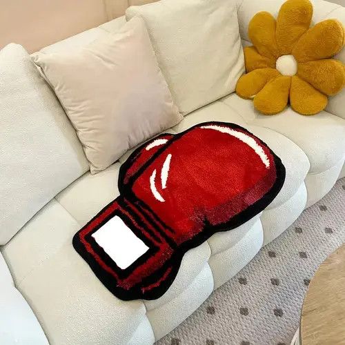 VIBE Fuyuka x Asahi Pair Red Boxing Gloves Room Carpet Size ONE SIZE - 8 Thumbnail