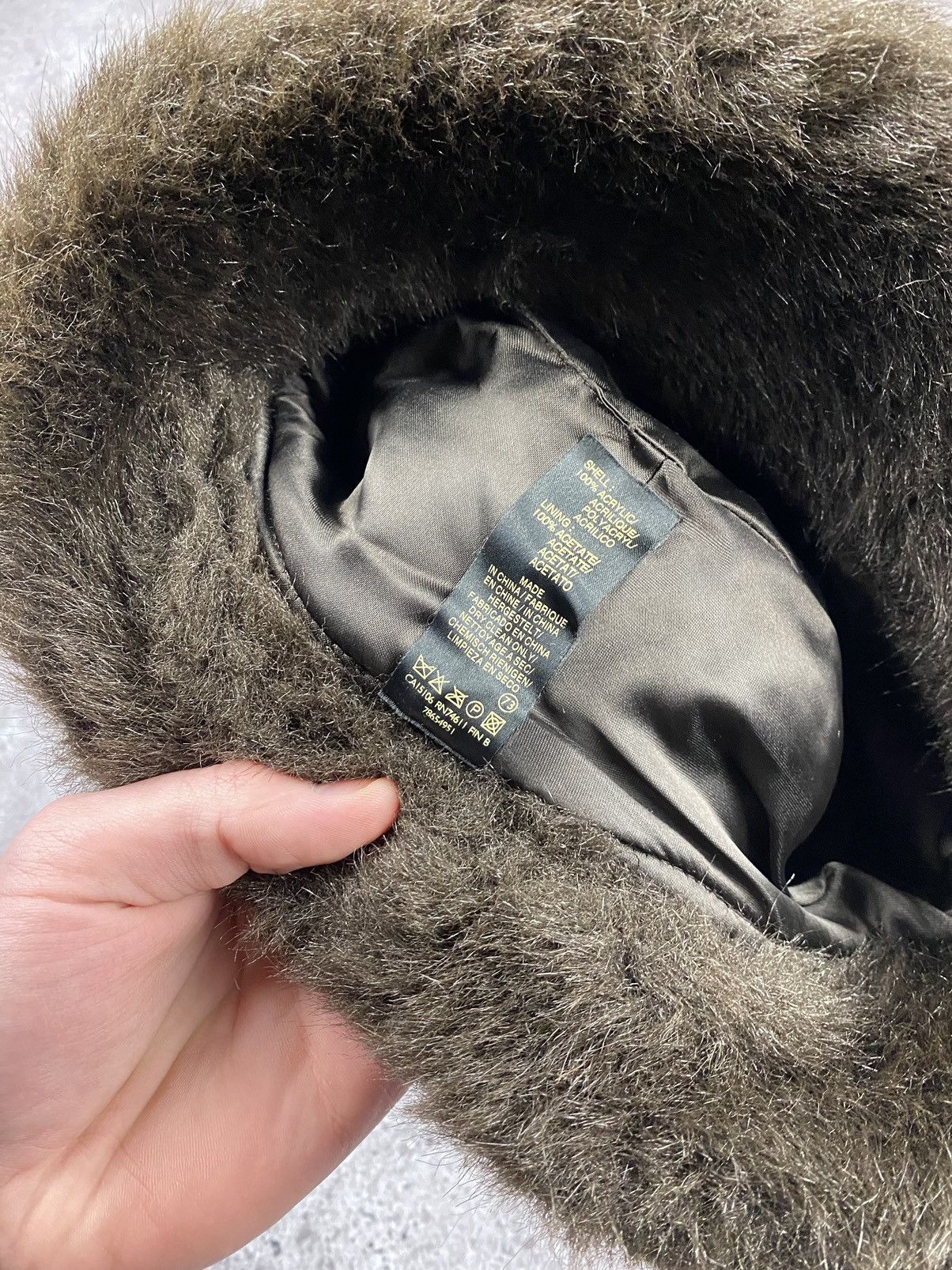 Hysteric Glamour × If Six Was Nine × Vintage Vintage Y2k Fuzzy Fur Faux Bucket Hat If Six Was Nine Size ONE SIZE - 5 Thumbnail