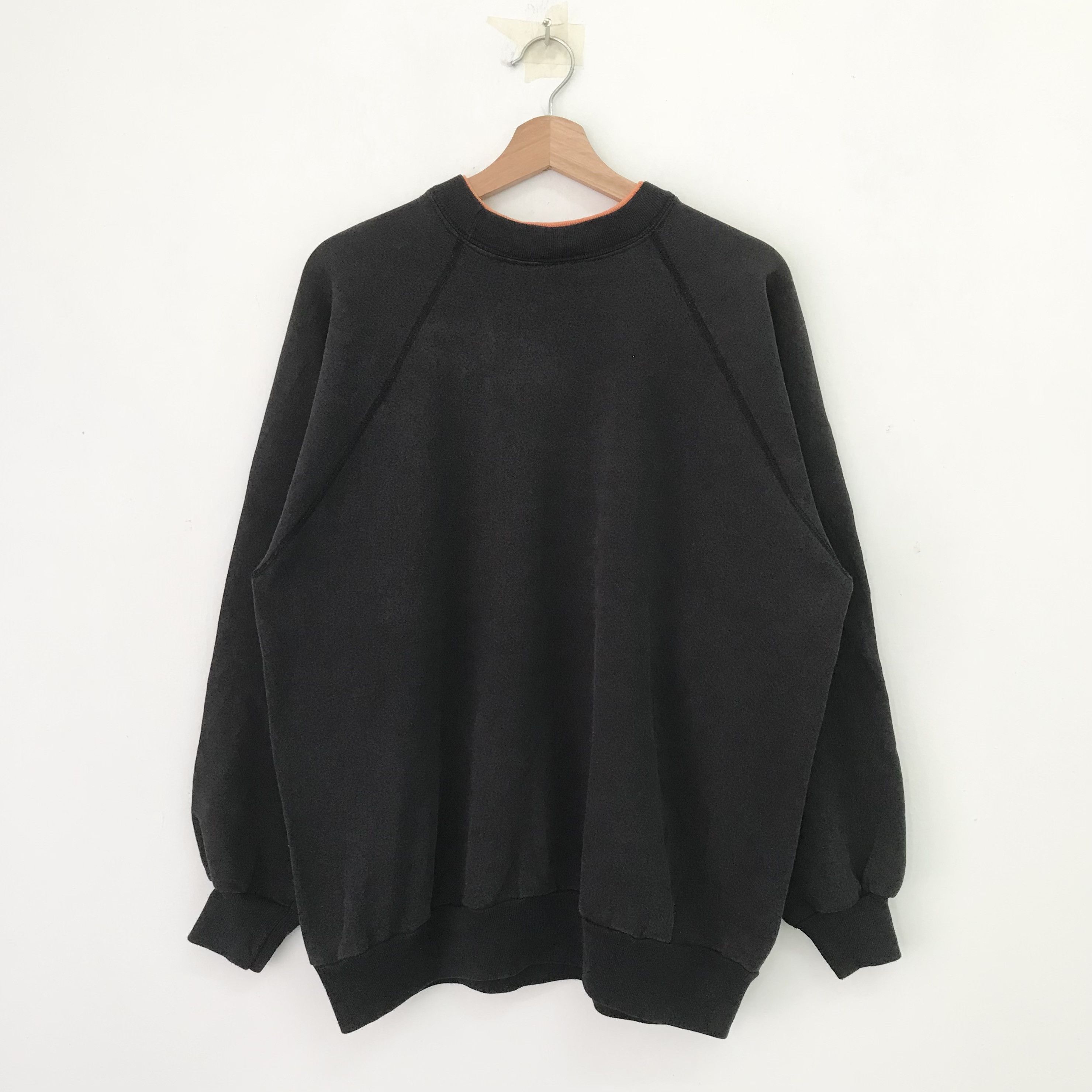Vintage Vintage 90s Morning Sun Black Sweatshirt - 644 Size US XXL / EU 58 / 5 - 2 Thumbnail
