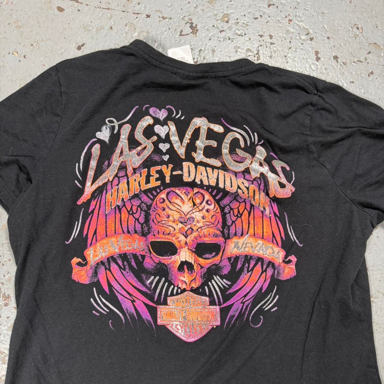 Harley Davidson Y2k vintage harley davidson las Vegas Neon Tee Size M / US 6-8 / IT 42-44 - 2 Thumbnail