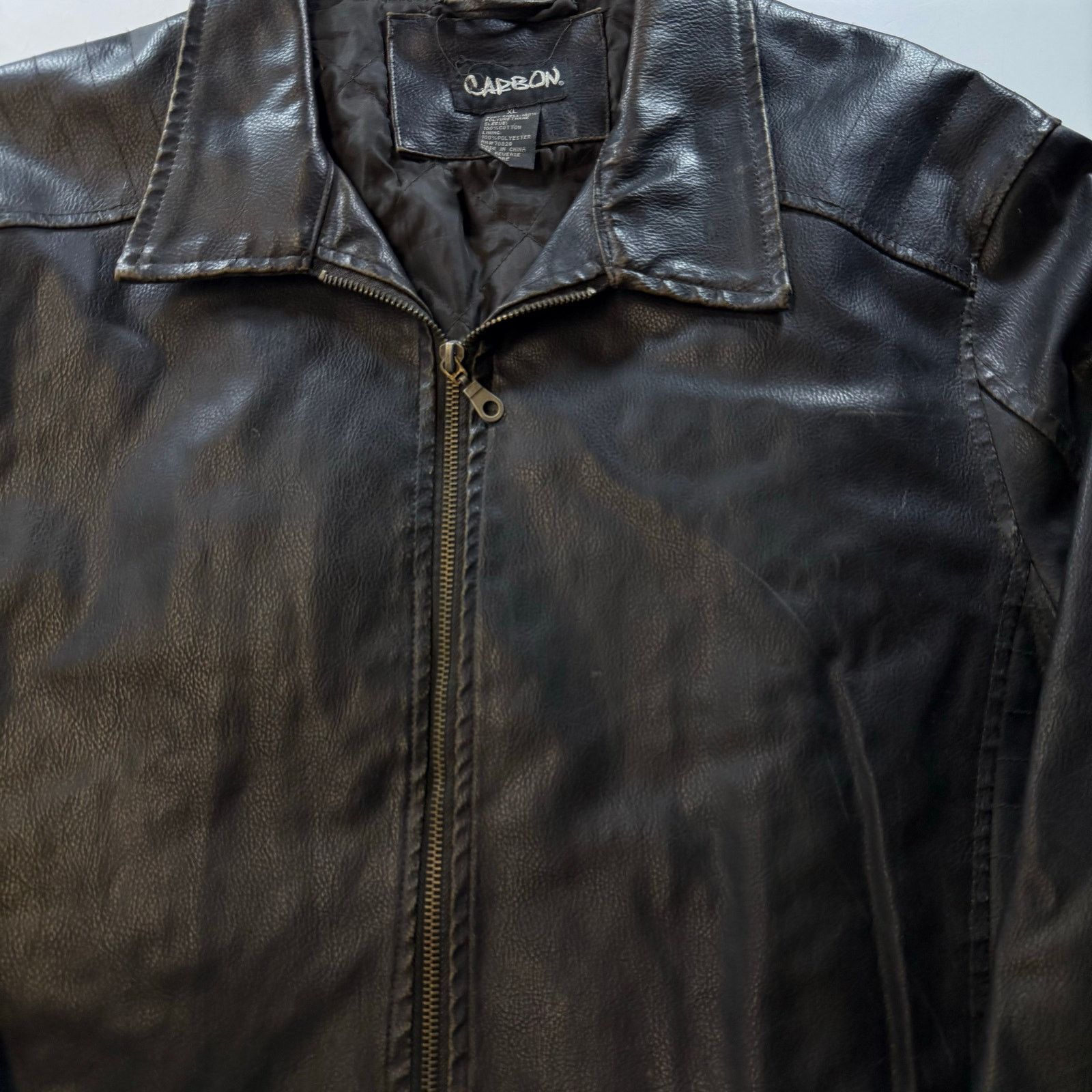 Carbon Carbon Leather Jacket Black/Black Size XL Size US XL / EU 56 / 4 - 6 Thumbnail