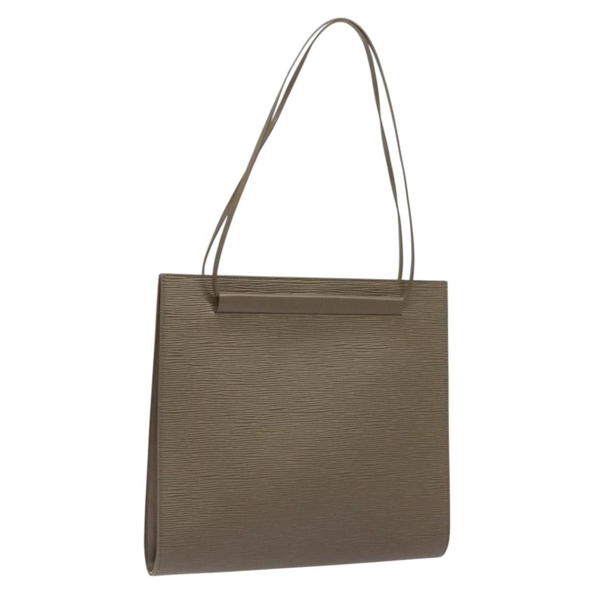 Louis Vuitton LOUIS VUITTON Epi Santropen Shoulder Bag Gray Lilac M5246b Size ONE SIZE - 1 Thumbnail