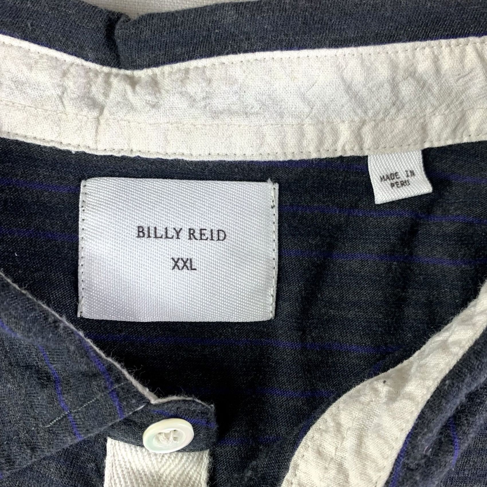 Billy Reid Billy Reid Polo Shirt Mens XXL Blue Striped Lightweight Stretch Casual Shirt Polo Size US XXL / EU 58 / 5 - 2 Thumbnail